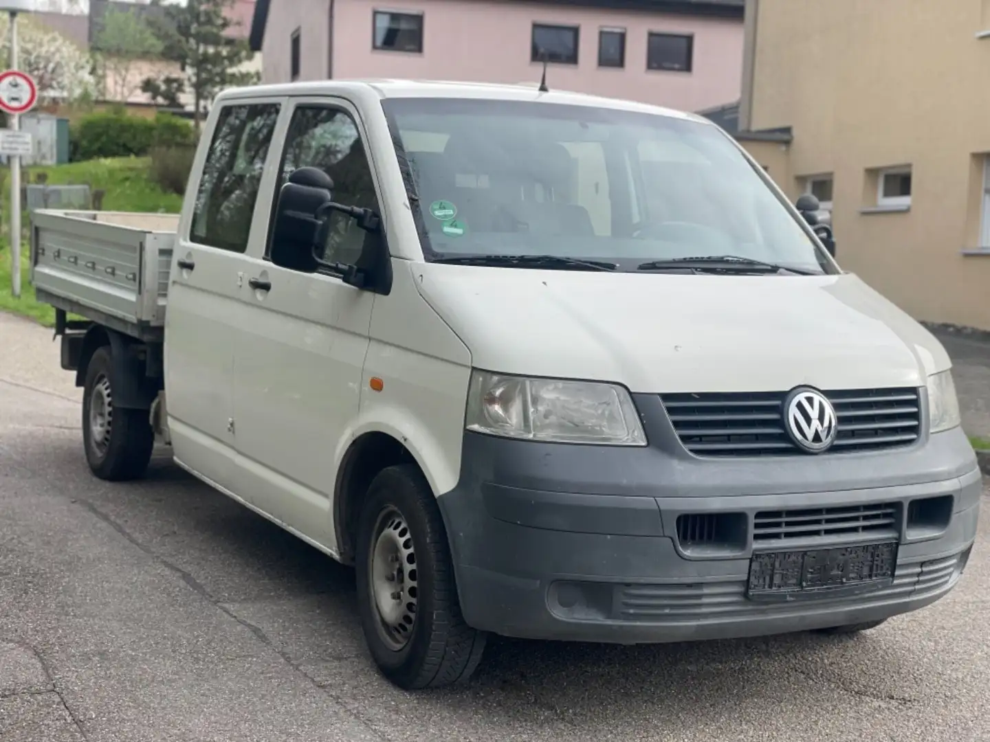 Volkswagen T5 - 1,9 TDI  Pritsche KIPPER  Doppelkabine 3,0t Grijs - 1