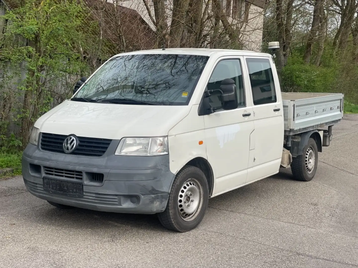 Volkswagen T5 - 1,9 TDI  Pritsche KIPPER  Doppelkabine 3,0t Grijs - 2