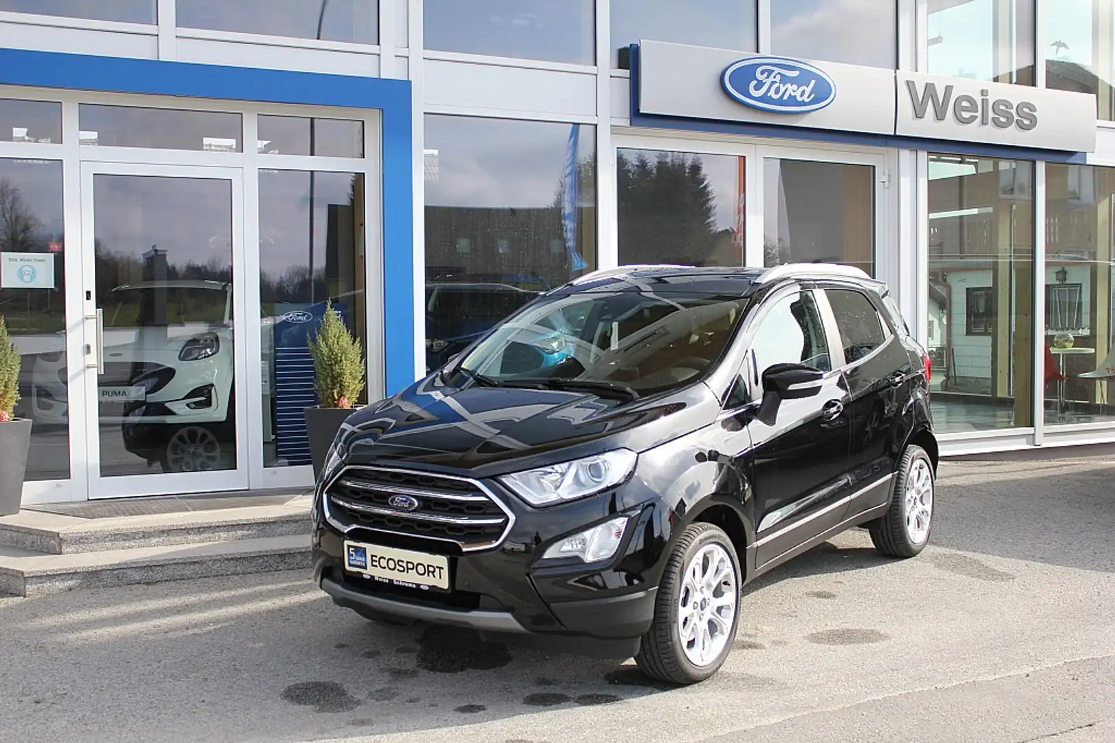 Ford EcoSport 1,0 EcoBoost Titanium Schwarz - 1