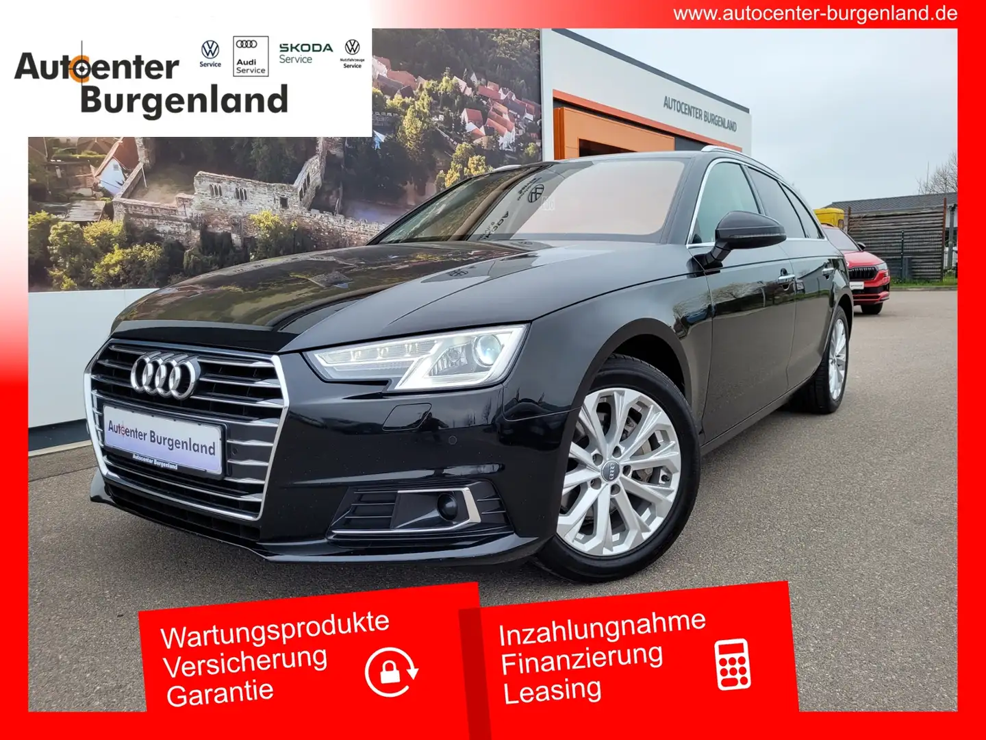 Audi A4 Avant 2.0 TDI DSG design ANHÄNGERKUPPLUNG Standhe Schwarz - 1