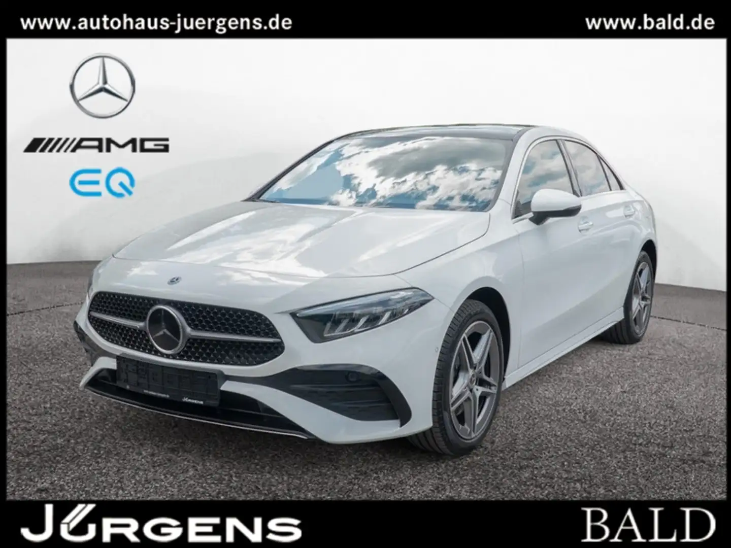 Mercedes-Benz A 250 e Limo AMG-Sport/Pano/Distr/Cam/Keyl/Ambi Weiß - 1