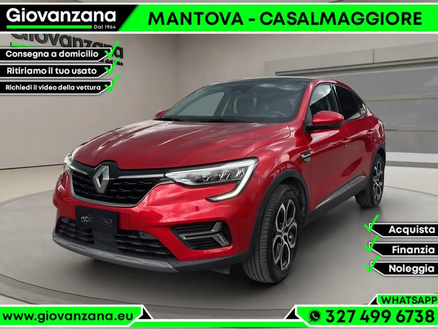 Renault Arkana Arkana 1.6 E-Tech full hybrid Intens 145cv Rood - 1