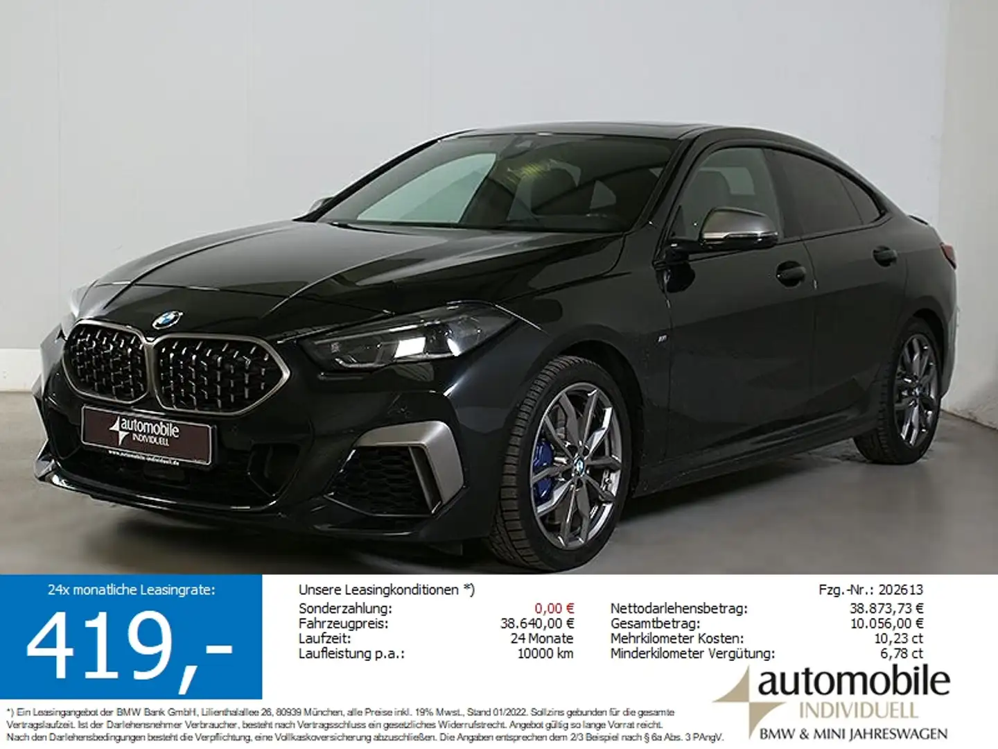 BMW 235 Mi xDrive Gran Coupé LiveCockpit HuD ACC LED Schwarz - 1