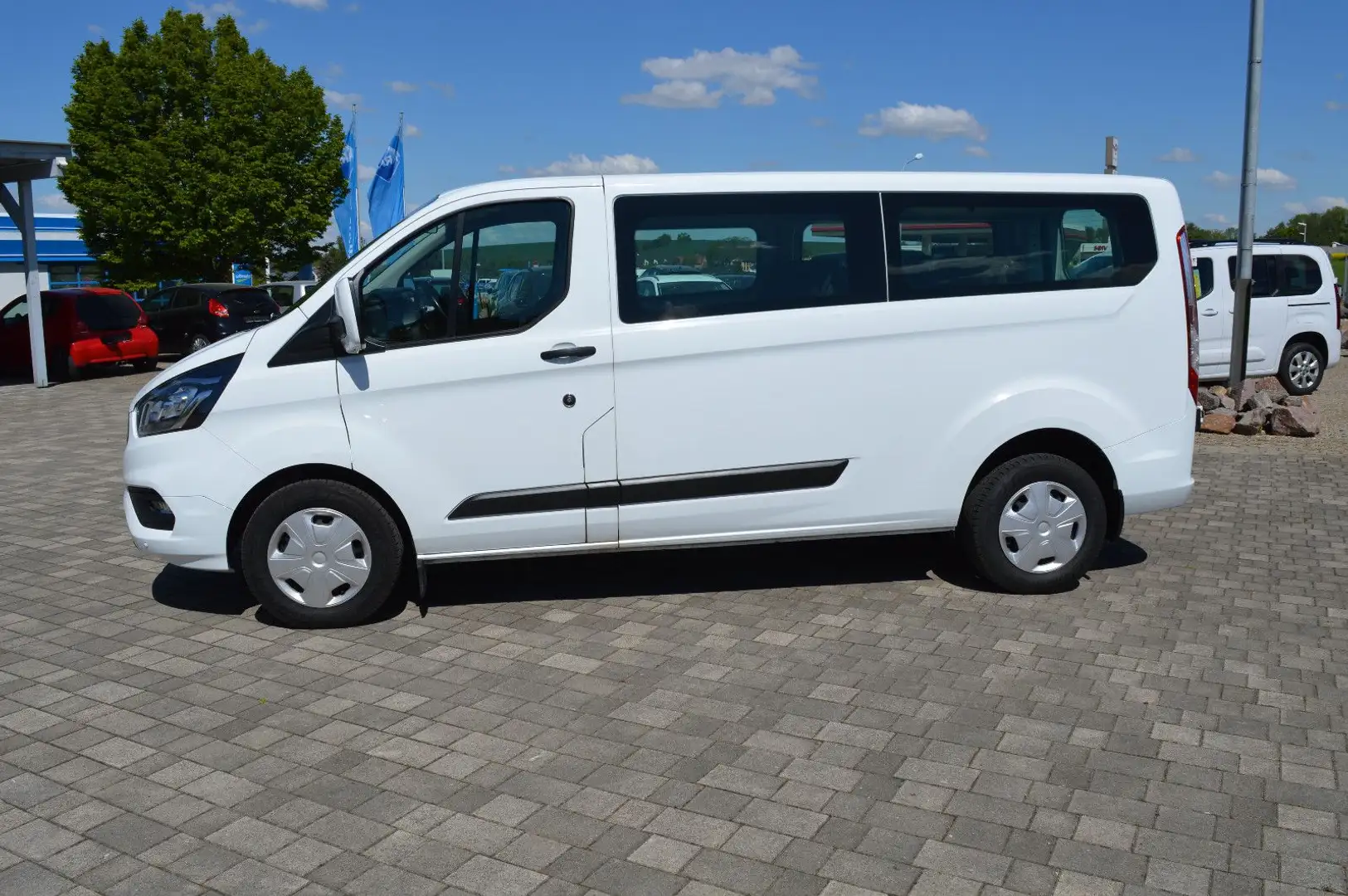 Ford Transit Custom 2.0D Kombi 320 L2  9 Sitze+Flügel Blanc - 2