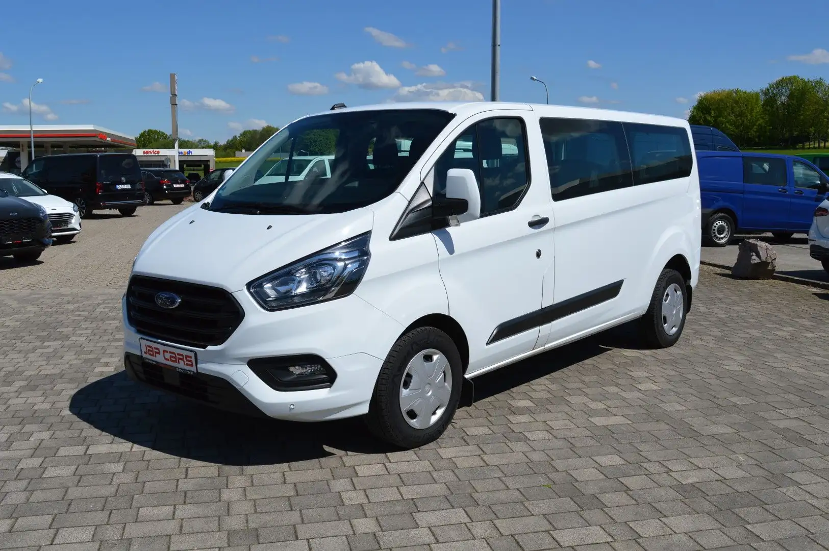 Ford Transit Custom 2.0D Kombi 320 L2  9 Sitze+Flügel Blanc - 1