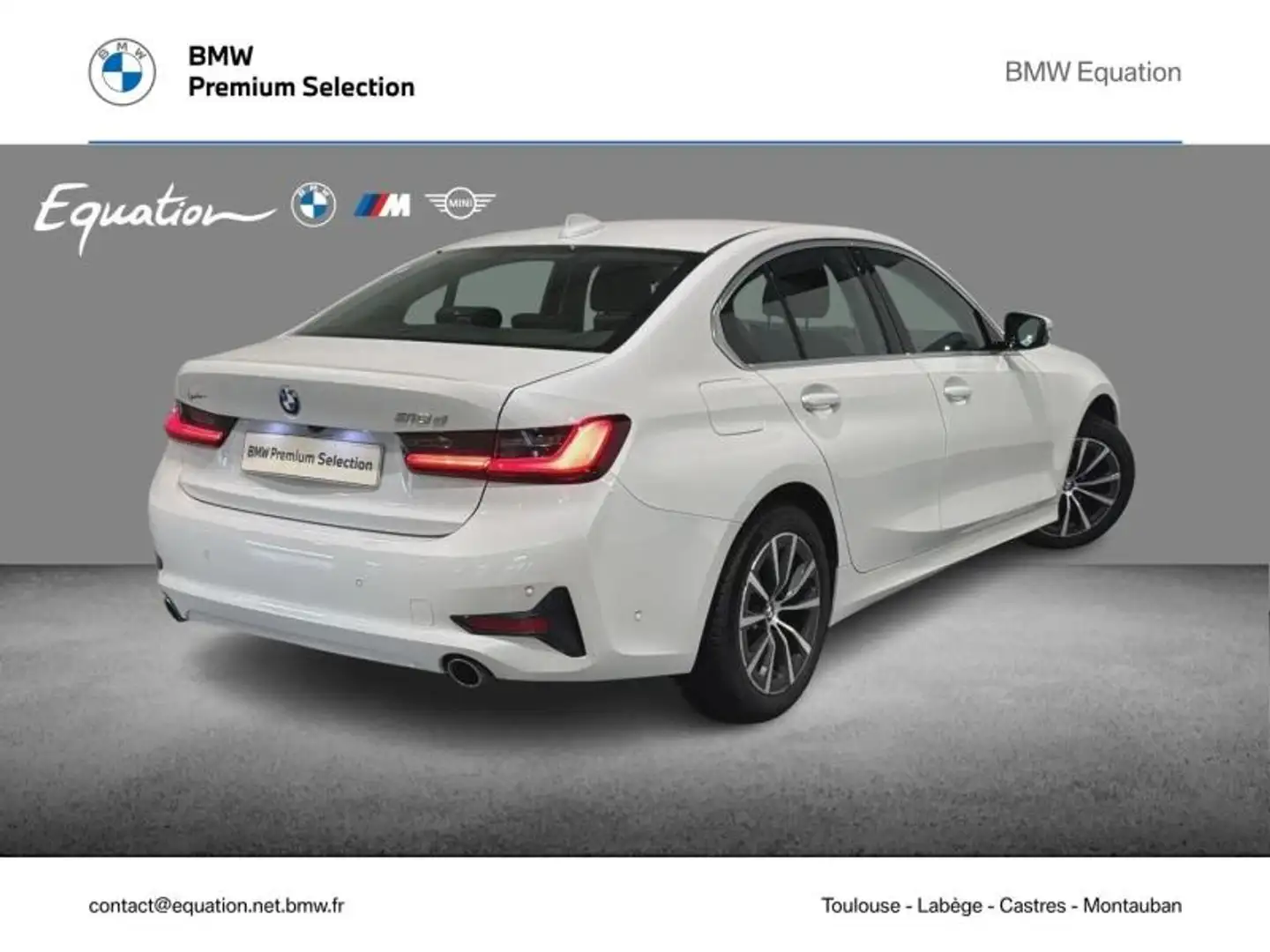 BMW 318 318dA MH 150ch Business Design Bianco - 2