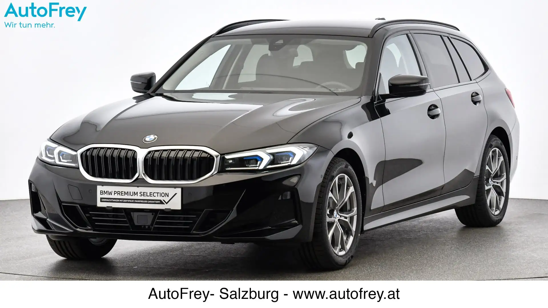 BMW 318 318d Noir - 1