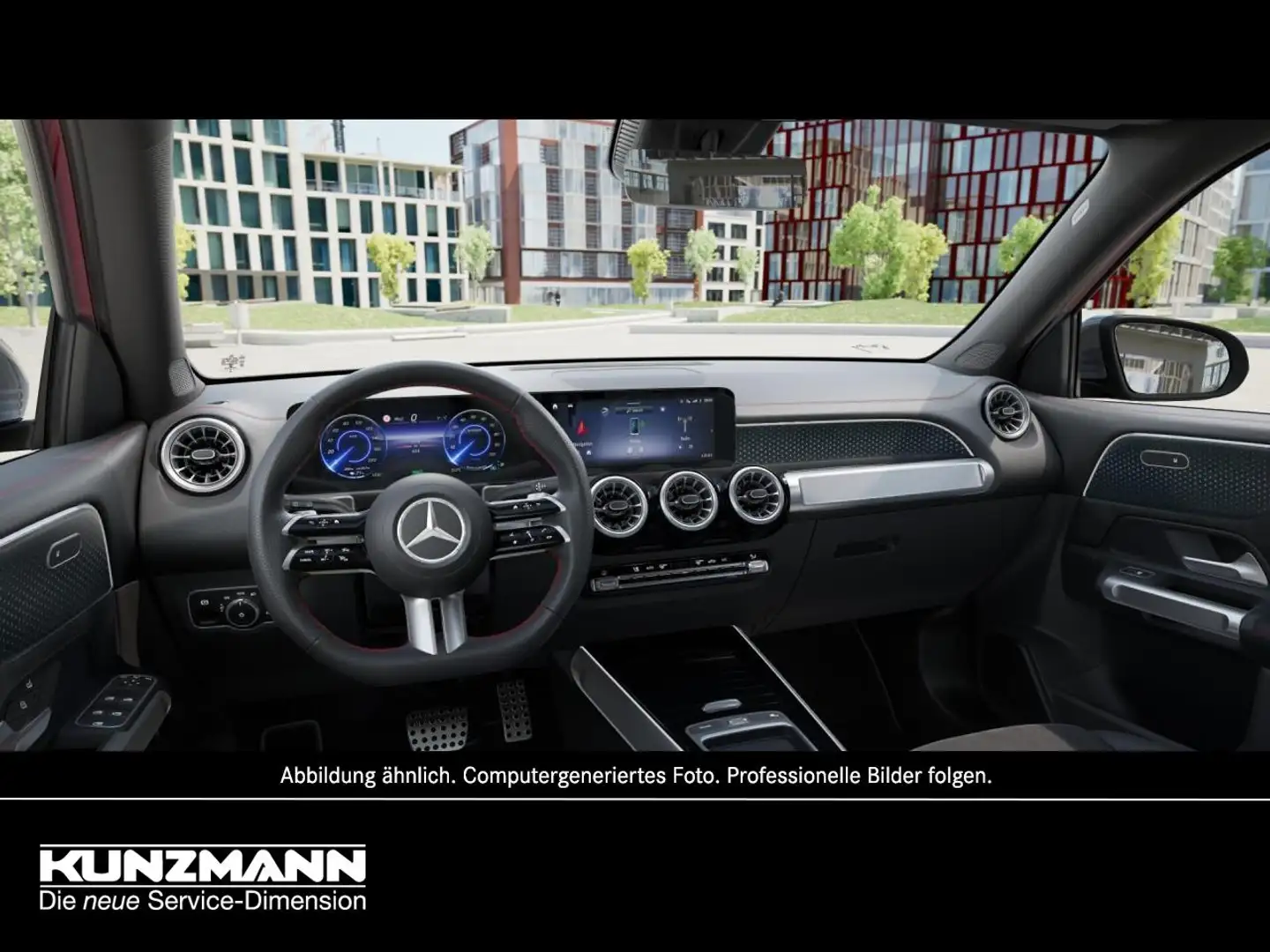 Mercedes-Benz EQB 250 + AMG Night MBUX Navi-Prem. AHK EasyPack Kırmızı - 2