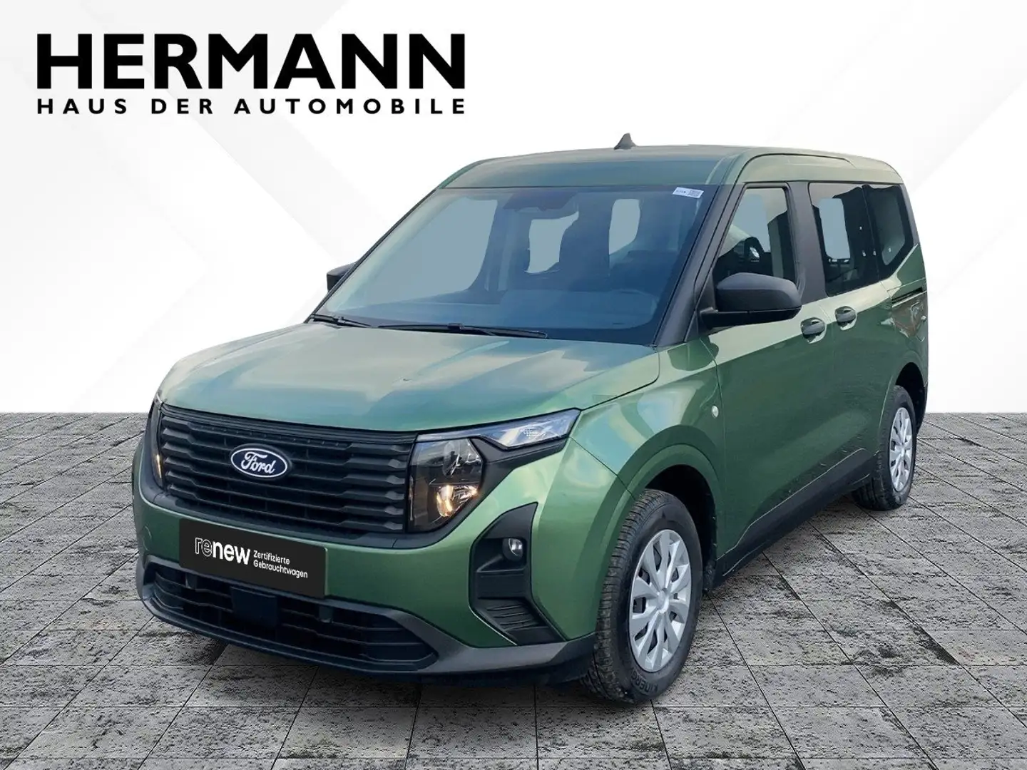 Ford Tourneo Courier 1.0 EcoBoost Trend SHZ*SYNC*AUT Grün - 1