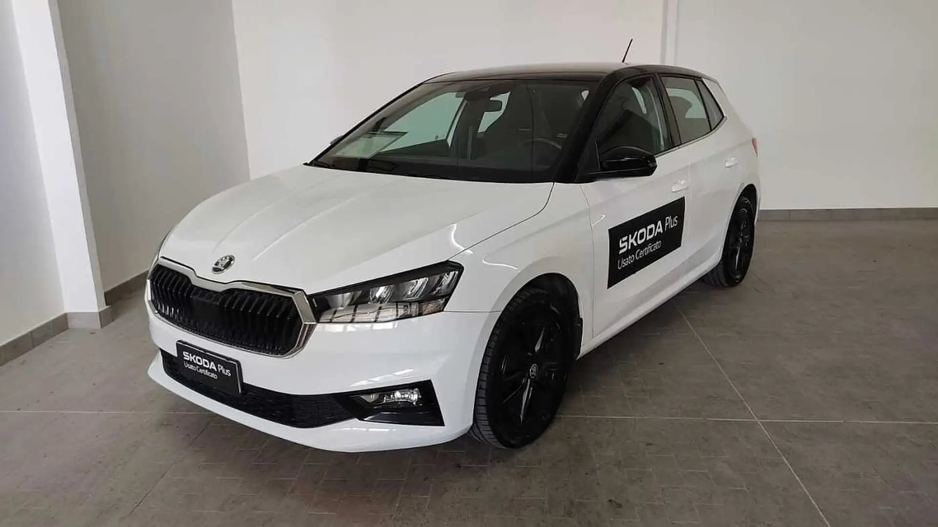 Skoda Fabia 4ª serie 1.0 MPI EVO 80 CV Style Bianco - 1