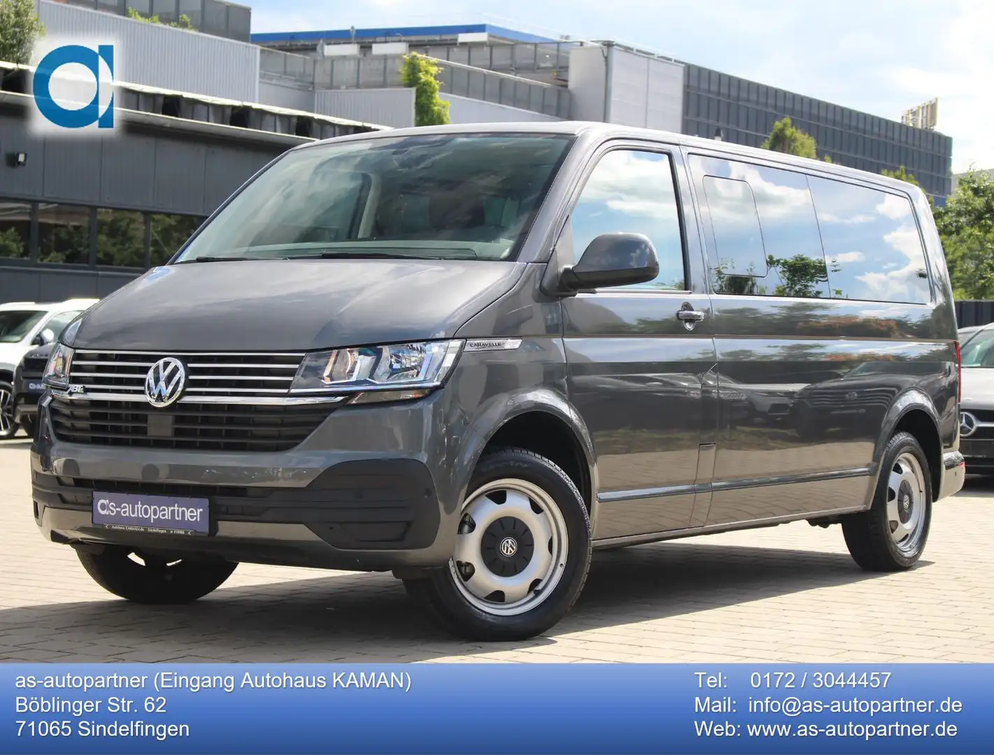 Volkswagen T6 Caravelle T6.1 Caravelle e ABT 8 Sitze LR *AUT-PDC-AHK* Grau - 1