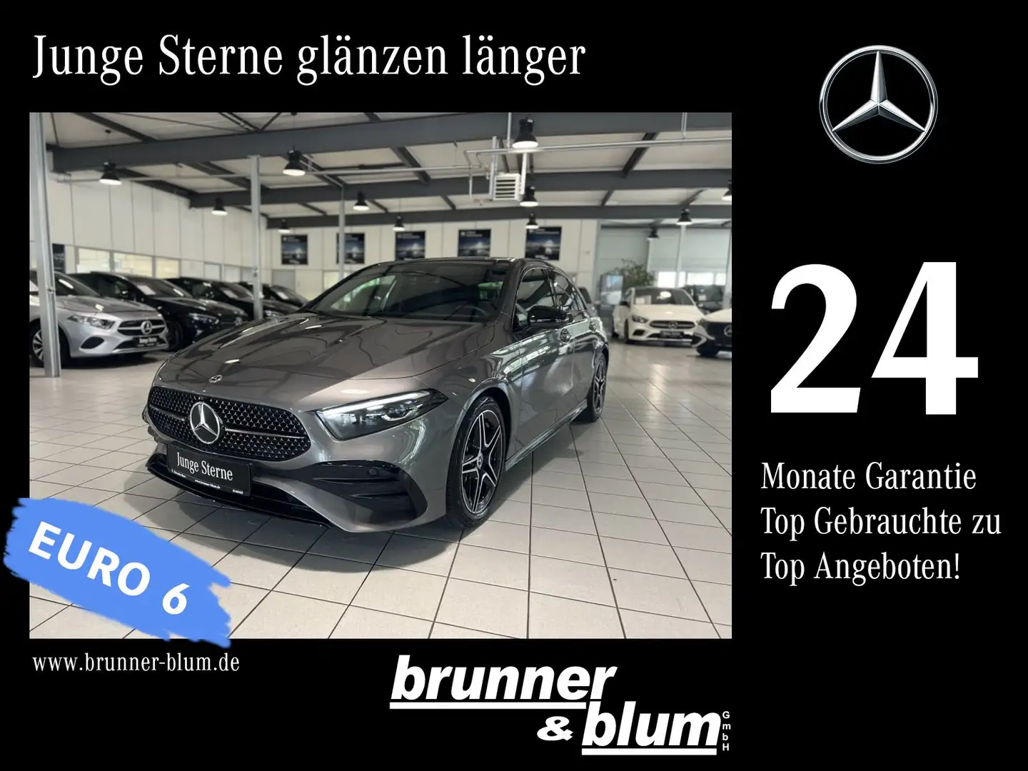 Mercedes-Benz A 220 A 220 4M AMG Prem+,Panodach,Night,Memory,Sound, BC Gris - 1
