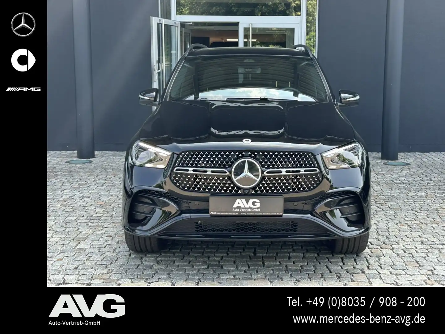 Mercedes-Benz GLE 450 GLE 450 d 4M AMG HuD Pano Air AHK Stndhzg Night Schwarz - 2