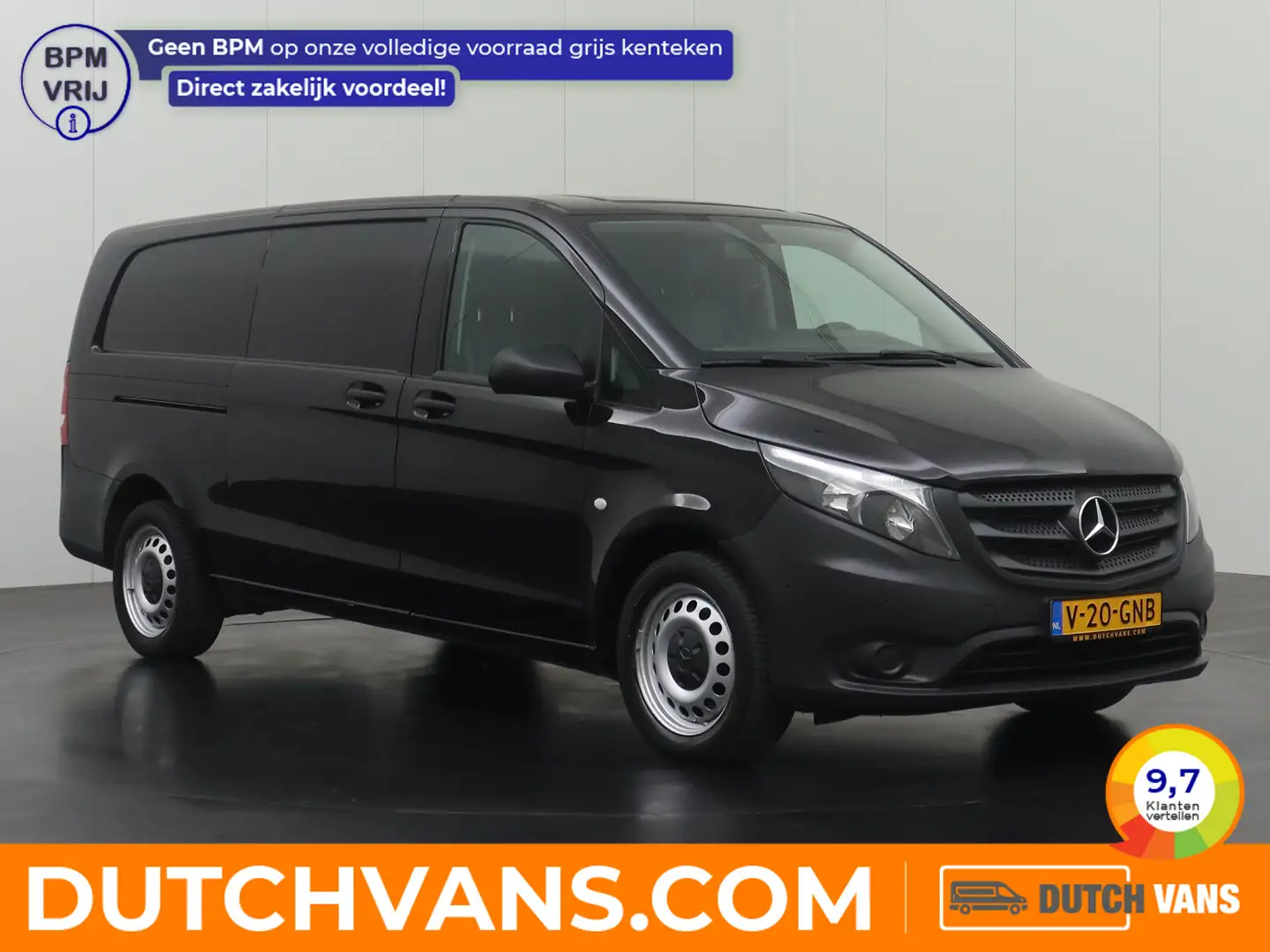 Mercedes-Benz Vito 114CDI 7G-Tronic Automaat Extra Lang | 2xSchuifdeu Noir - 1