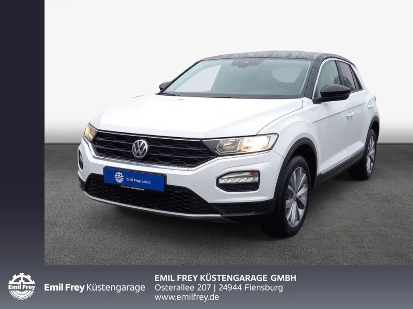 Volkswagen T-Roc 1.0 TSI -Style- 6-Gang Klima/ Bluetooth/ R Blanc - 1