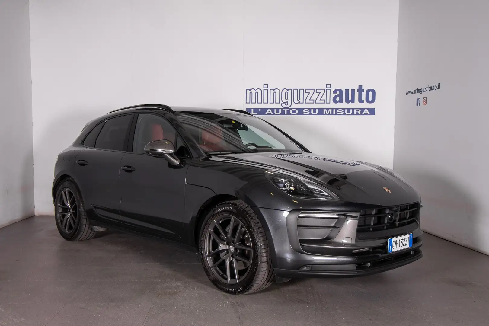 Porsche Macan T 2.0 265cv PDK DASHCAM PASM 360° CHRONO PELLE Gris - 1