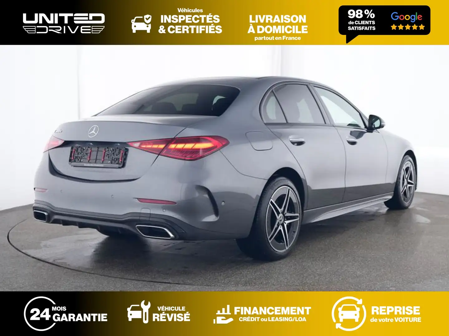 Mercedes-Benz C 300 e  AMG Line 204CV Gris - 2