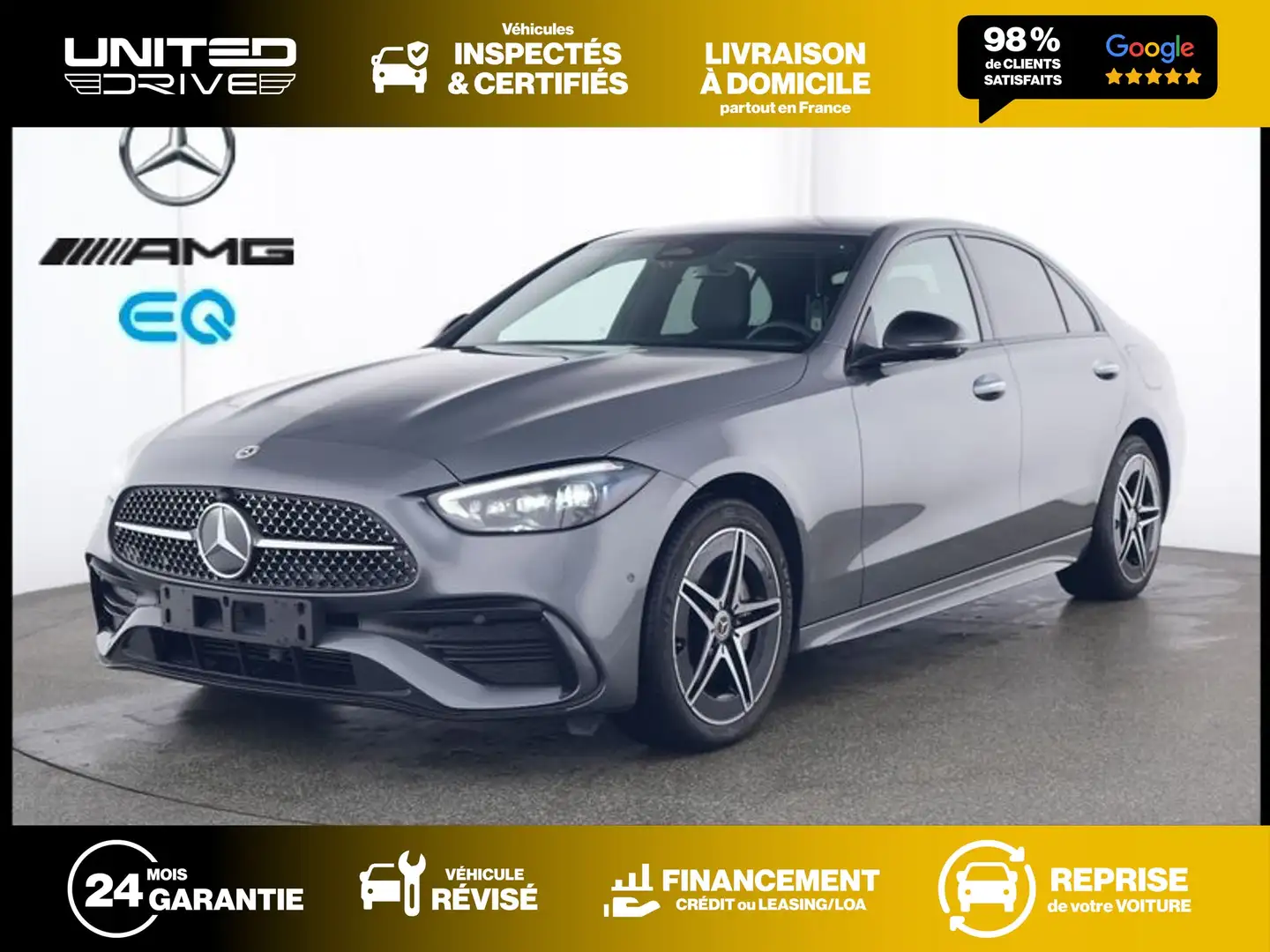 Mercedes-Benz C 300 e  AMG Line 204CV Gris - 1