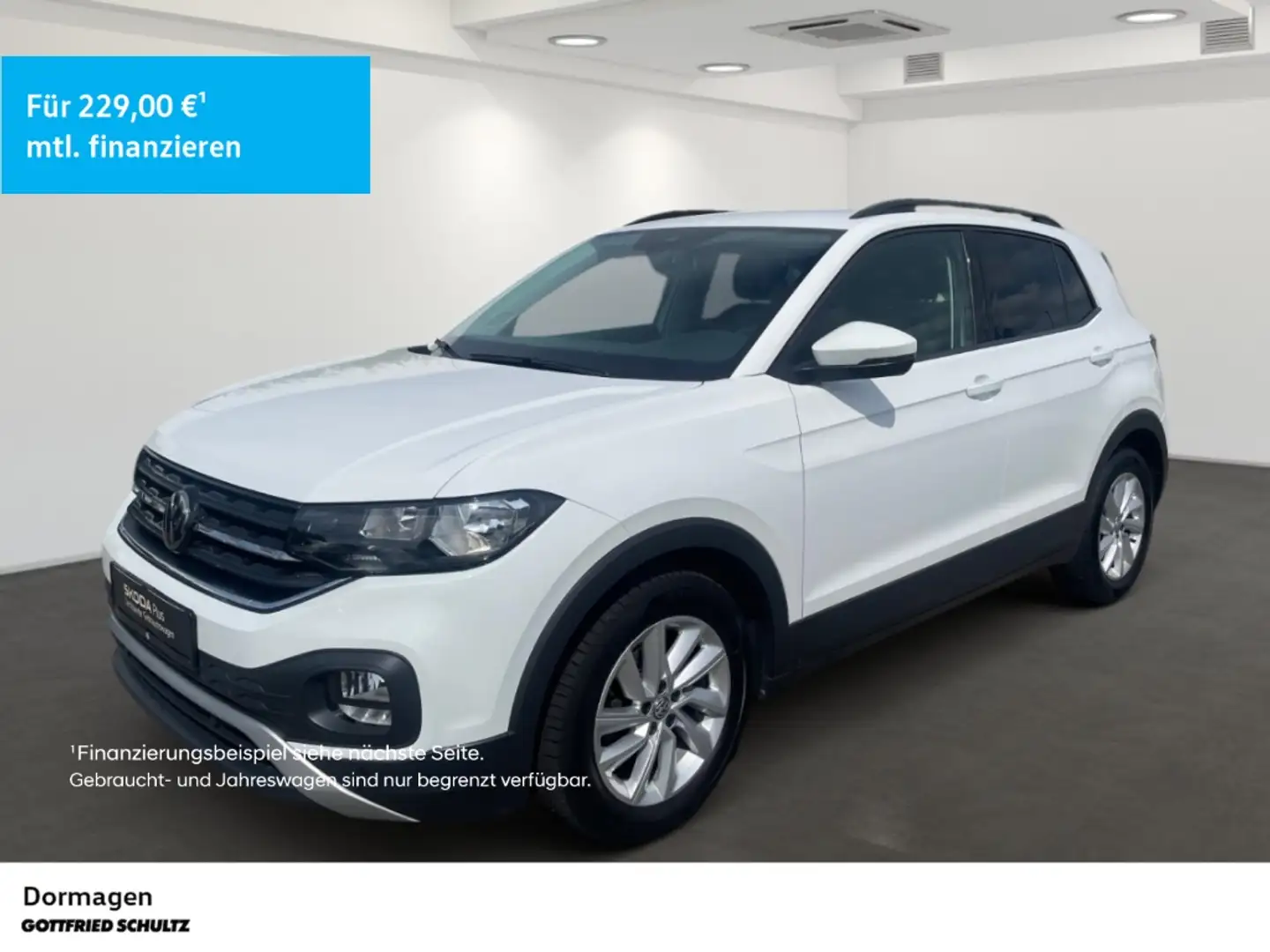 Volkswagen T-Cross Life 1.0 l TSI KLIMA PDC LM16 Weiß - 1