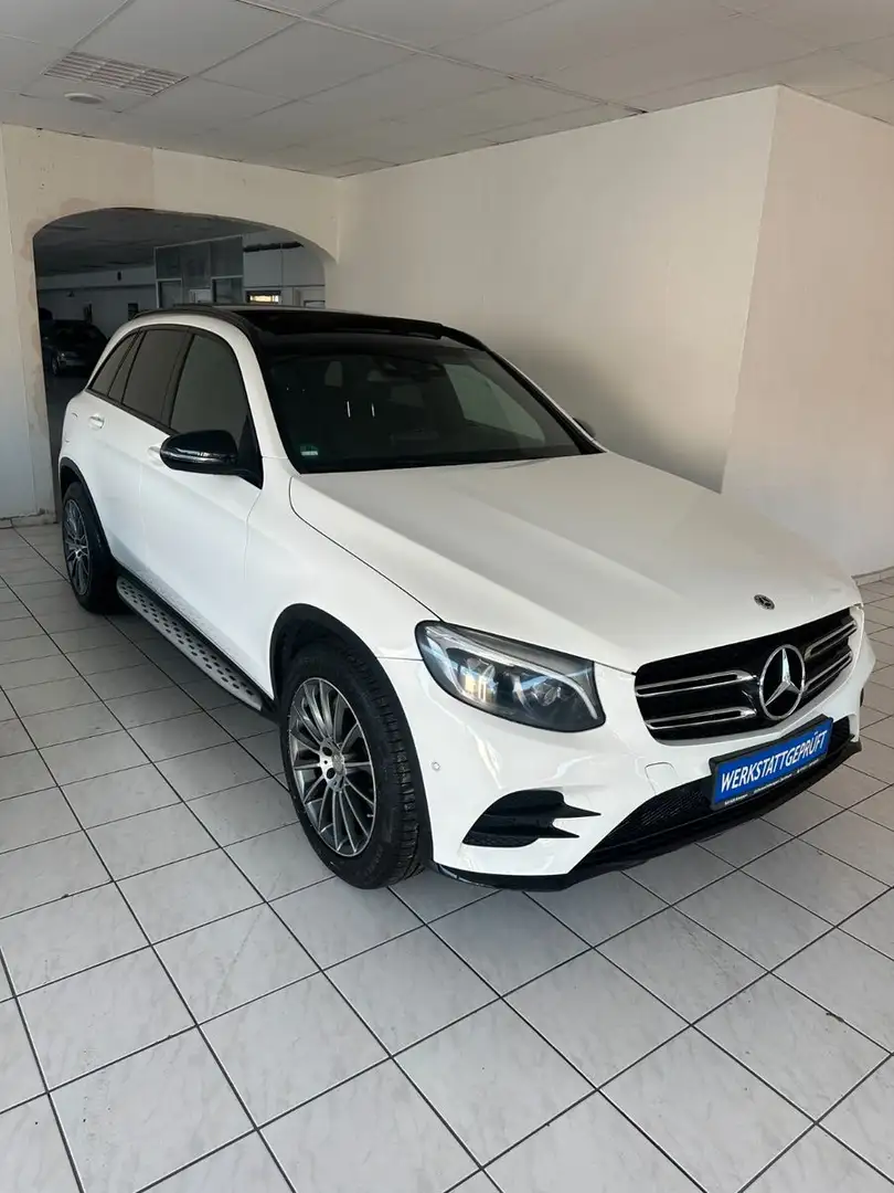 Mercedes-Benz GLC 250 D 4 Matik AMG Line Night*Tüv/Insp.Neu* Weiß - 2