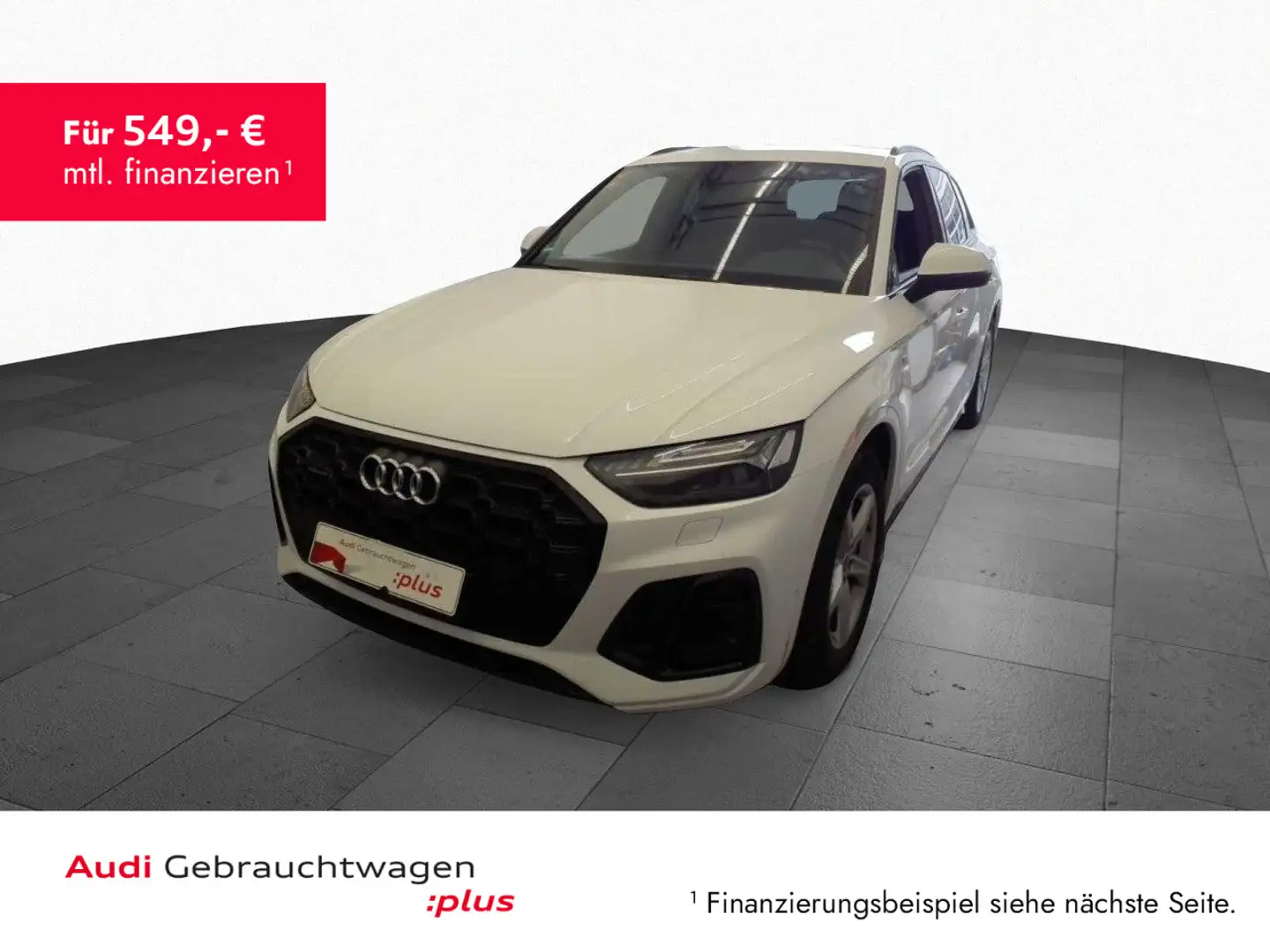 Audi Q5 55 TFSI e quattro S line Matrix Navi PDC+ Weiß - 1