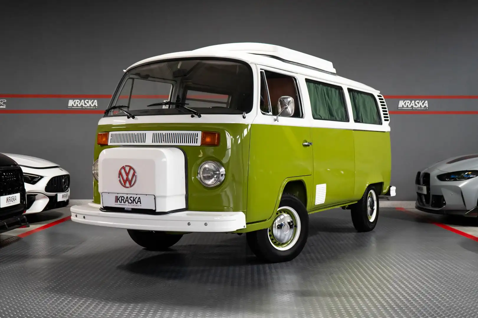 Volkswagen T2 Westfalia Camper komplett restauriert AHK JBL Зелений - 2