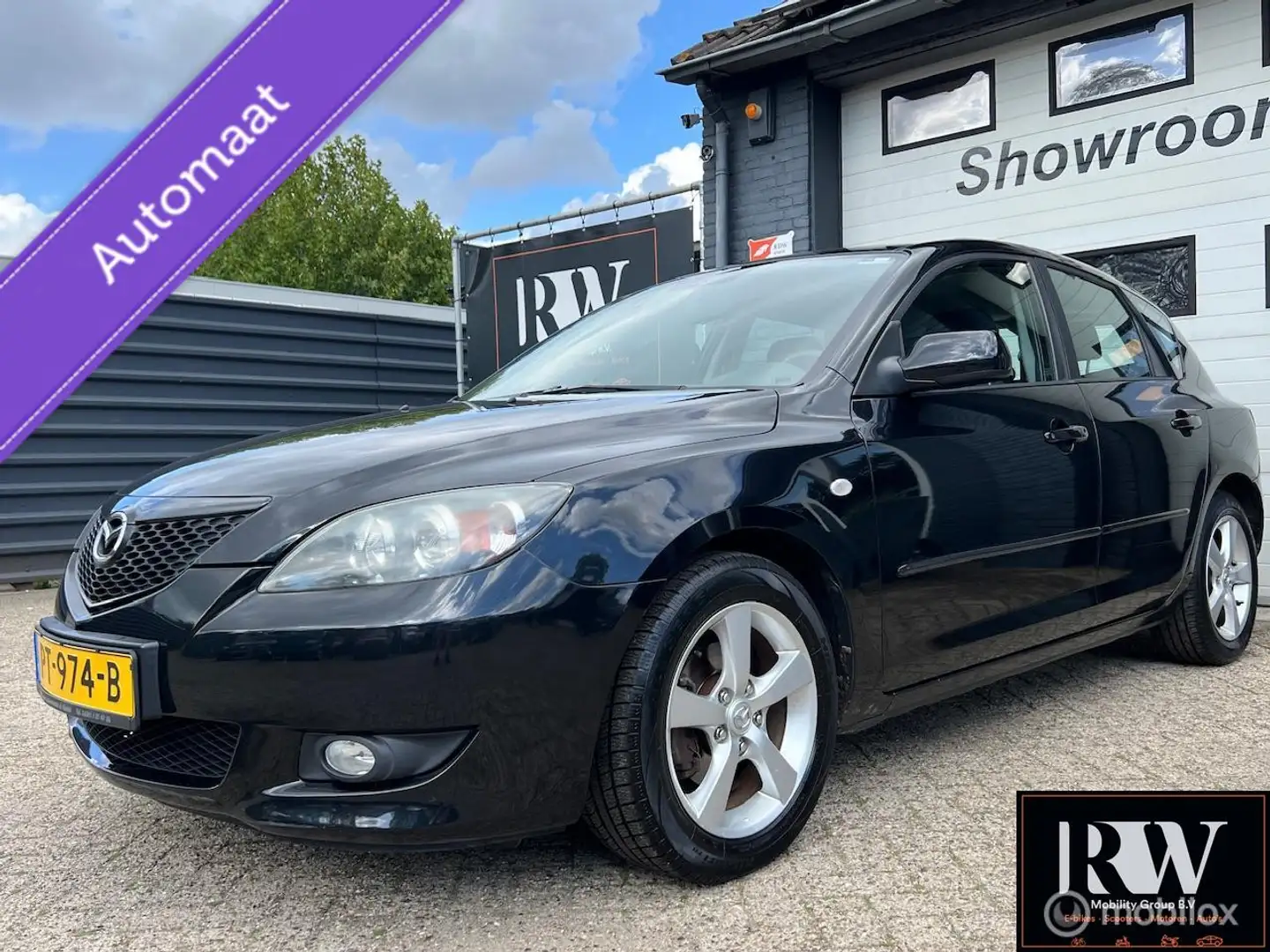 Mazda 3 Sport 1.6 Executive *AUTOMAAT*AIRCO* Nieuwe APK! Noir - 1