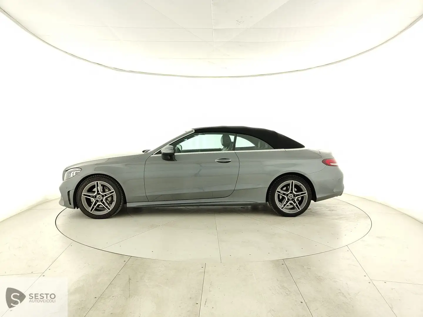 Mercedes-Benz C 220 Modello C 220 d Auto Cabrio Premium Grau - 2