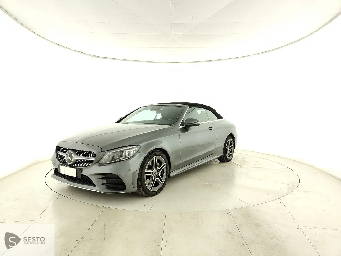 Mercedes-Benz C 220 Modello C 220 d Auto Cabrio Premium Gris - 1
