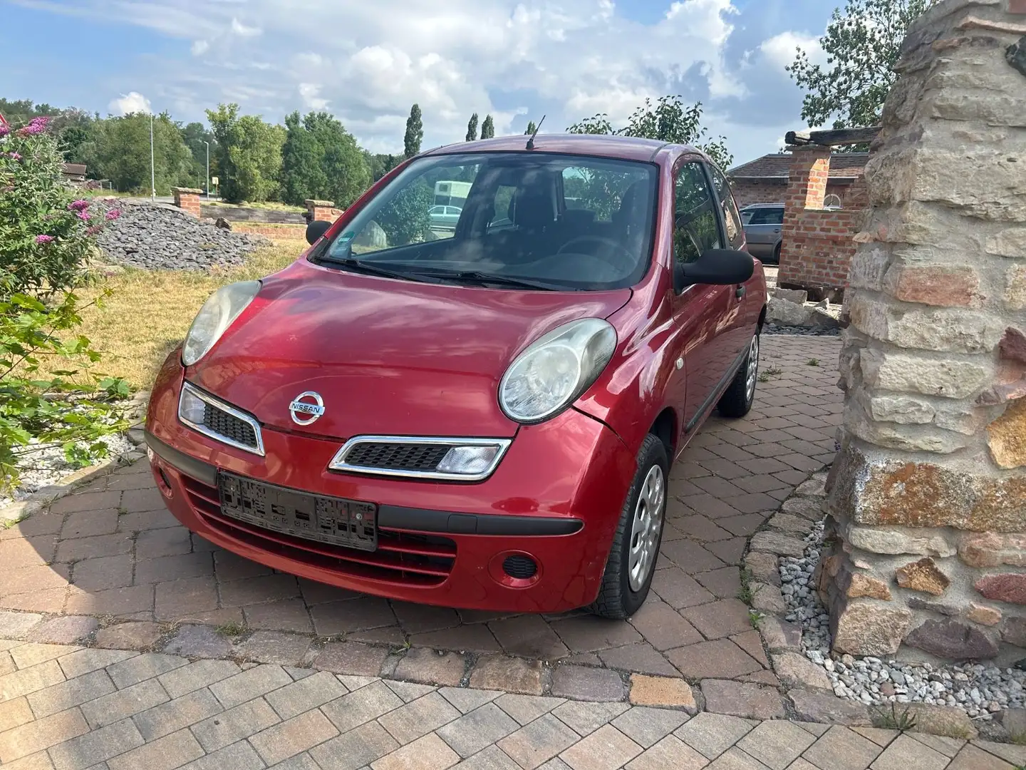 Nissan Micra Visia 1.2 Klima 1. Hand TÜV 02/26 Rood - 1