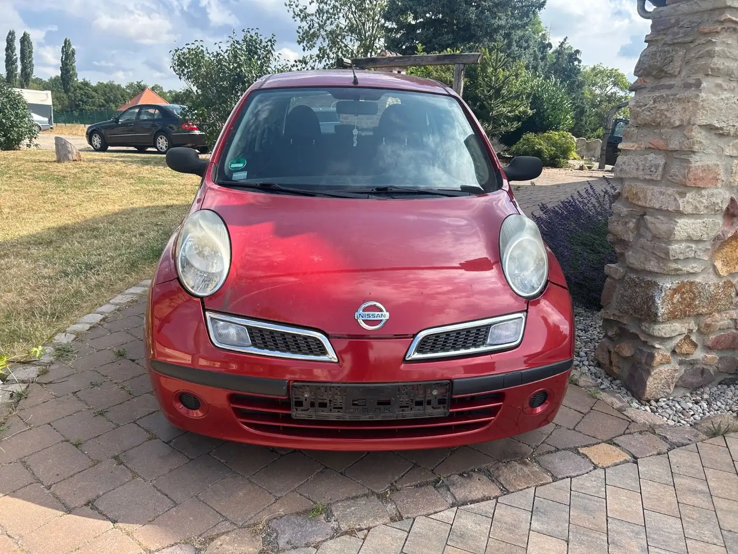 Nissan Micra Visia 1.2 Klima 1. Hand TÜV 02/26 Rood - 2