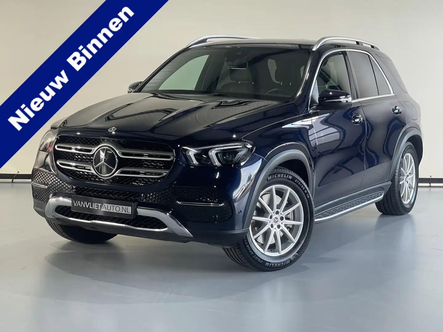 Mercedes-Benz GLE 350 e 4MATIC PREMIUM 1 EIG. BTW NED AUTO Leder / Navi Blauw - 1