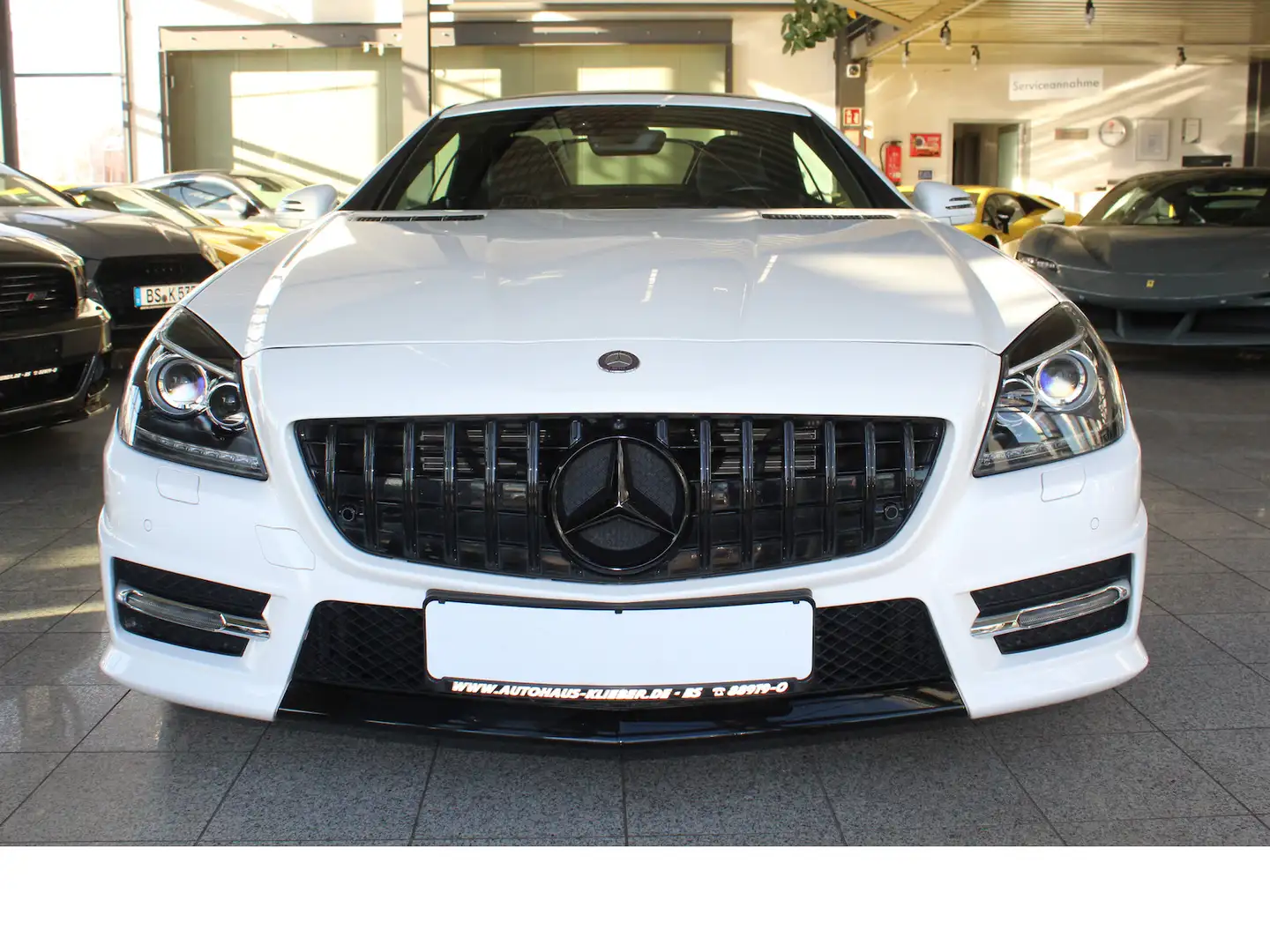 Mercedes-Benz SLK 200 Edition 1 AMG BBS*SITZHEIZUNG*TEMPOMAT Blanc - 2