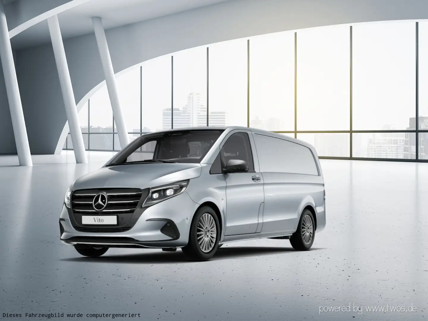 Mercedes-Benz Vito Vito 119 CDI KA lang Select/Navi/Distronic/AHK LED Argent - 2