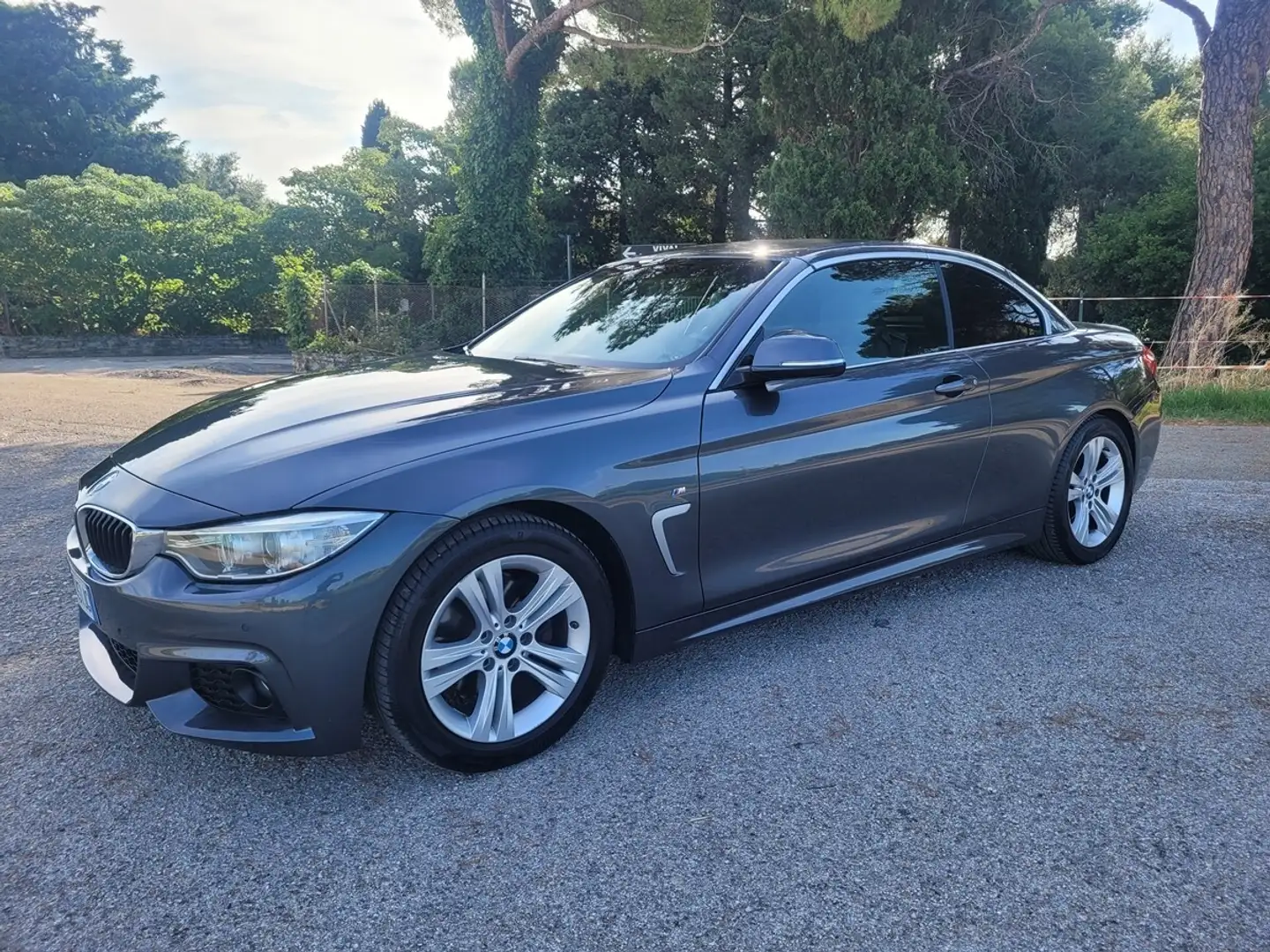 BMW 420 420d Cabrio Msport Gris - 1