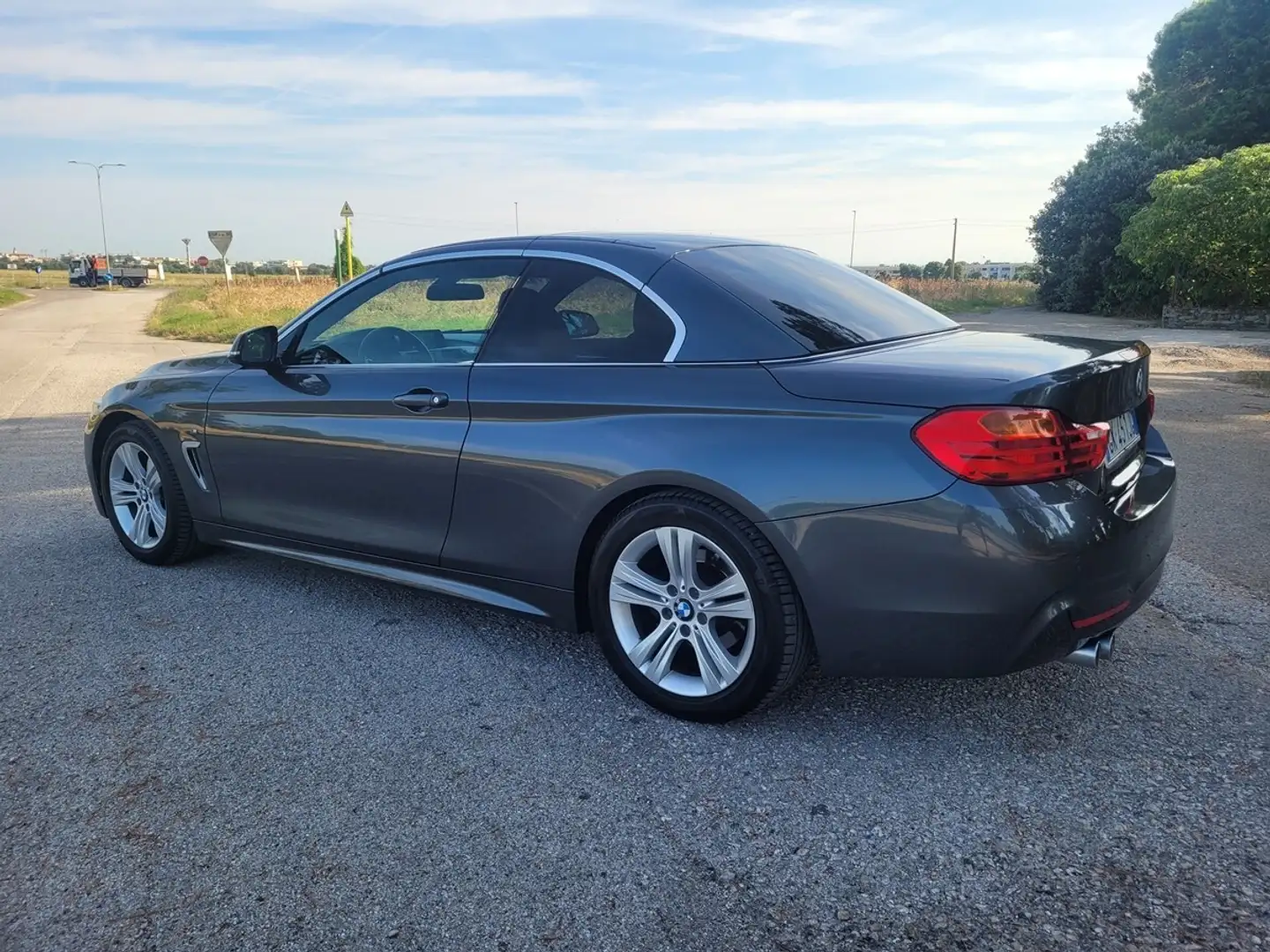 BMW 420 420d Cabrio Msport Gris - 2