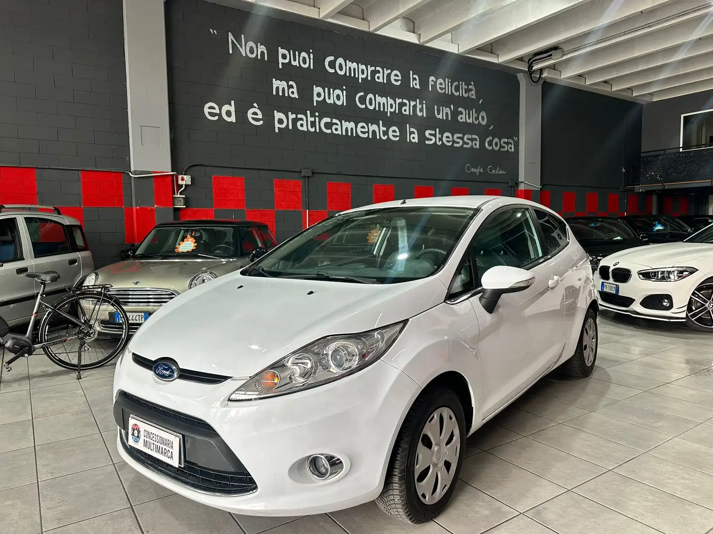 Ford Fiesta Fiesta 3p 1.2 16v Titanium c/esp 82cv E5 Bianco - 1