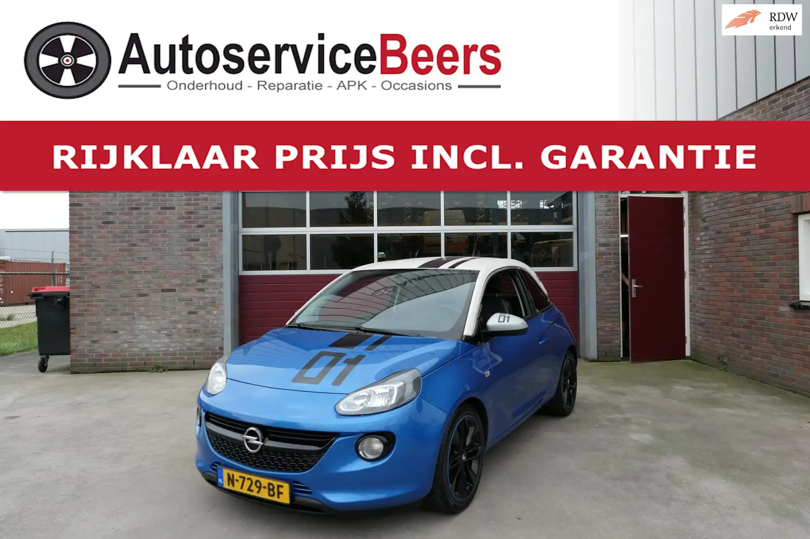Opel Adam 1.0 Turbo Jam, Airco, Stoel en stuurverwarming, Cr Bleu - 1