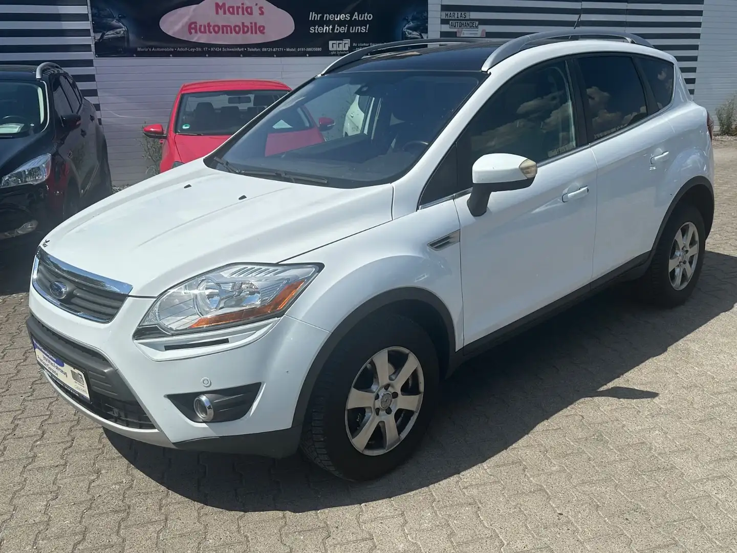 Ford Kuga TüvNEU/PanoramaDach/Bordcomputer/PDC2x/Tempo Blanc - 1