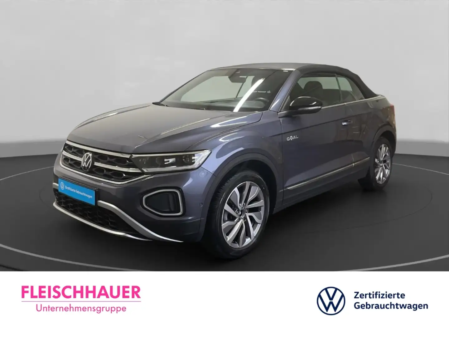 Volkswagen T-Roc Cabriolet 1.5 TSI Goal LED ACC Apple CarPlay DAB N Grigio - 1