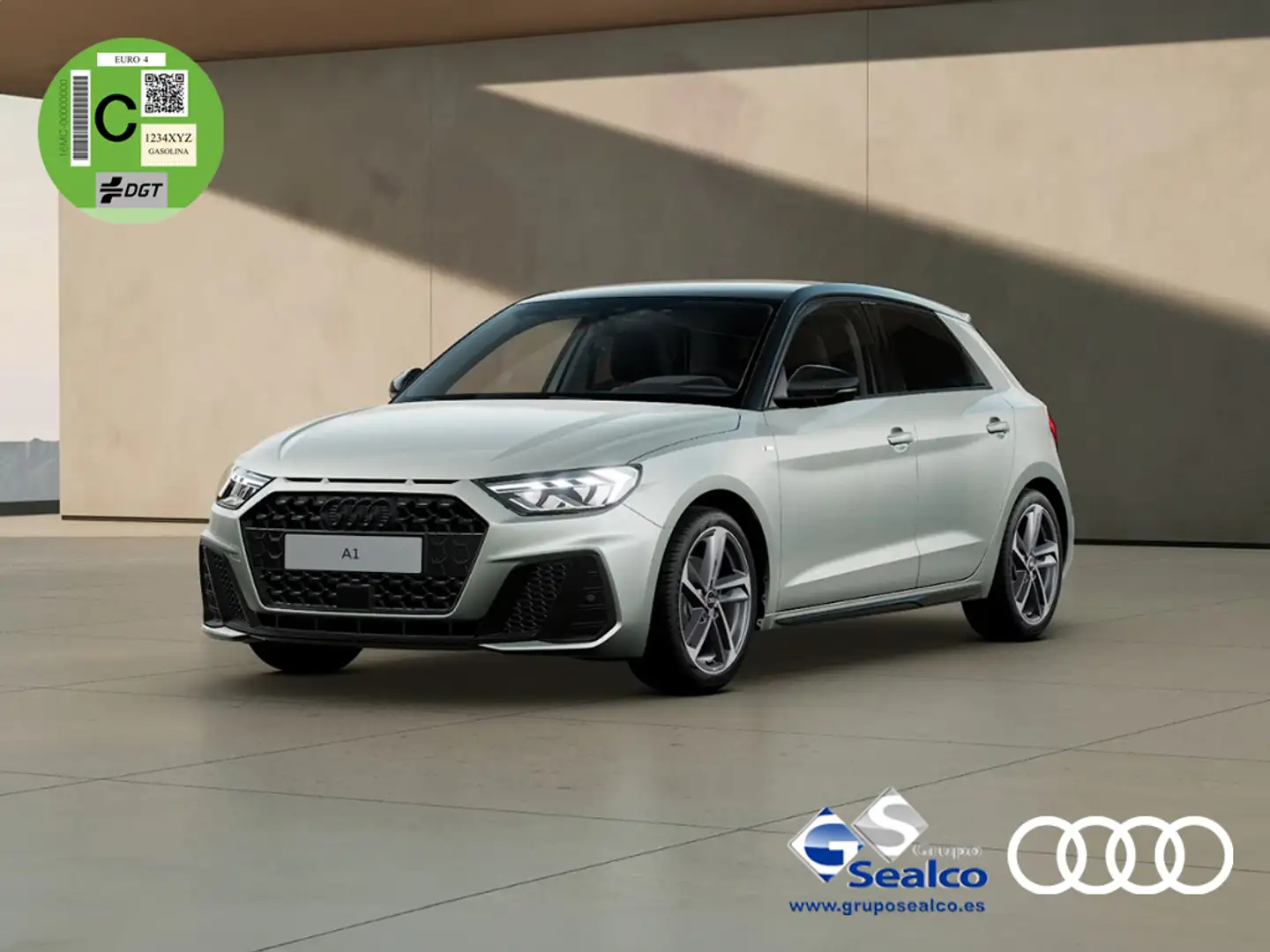 Audi A1 Sportback 30 TFSI Adrenalin Black edition Plateado - 1