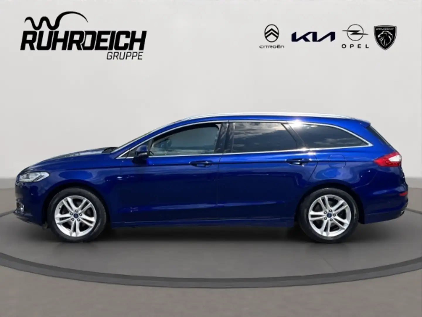 Ford Mondeo Turnier Titanium 2.0 SCHIEBEDACH AHK NAVI PDC SHZ Blauw - 2