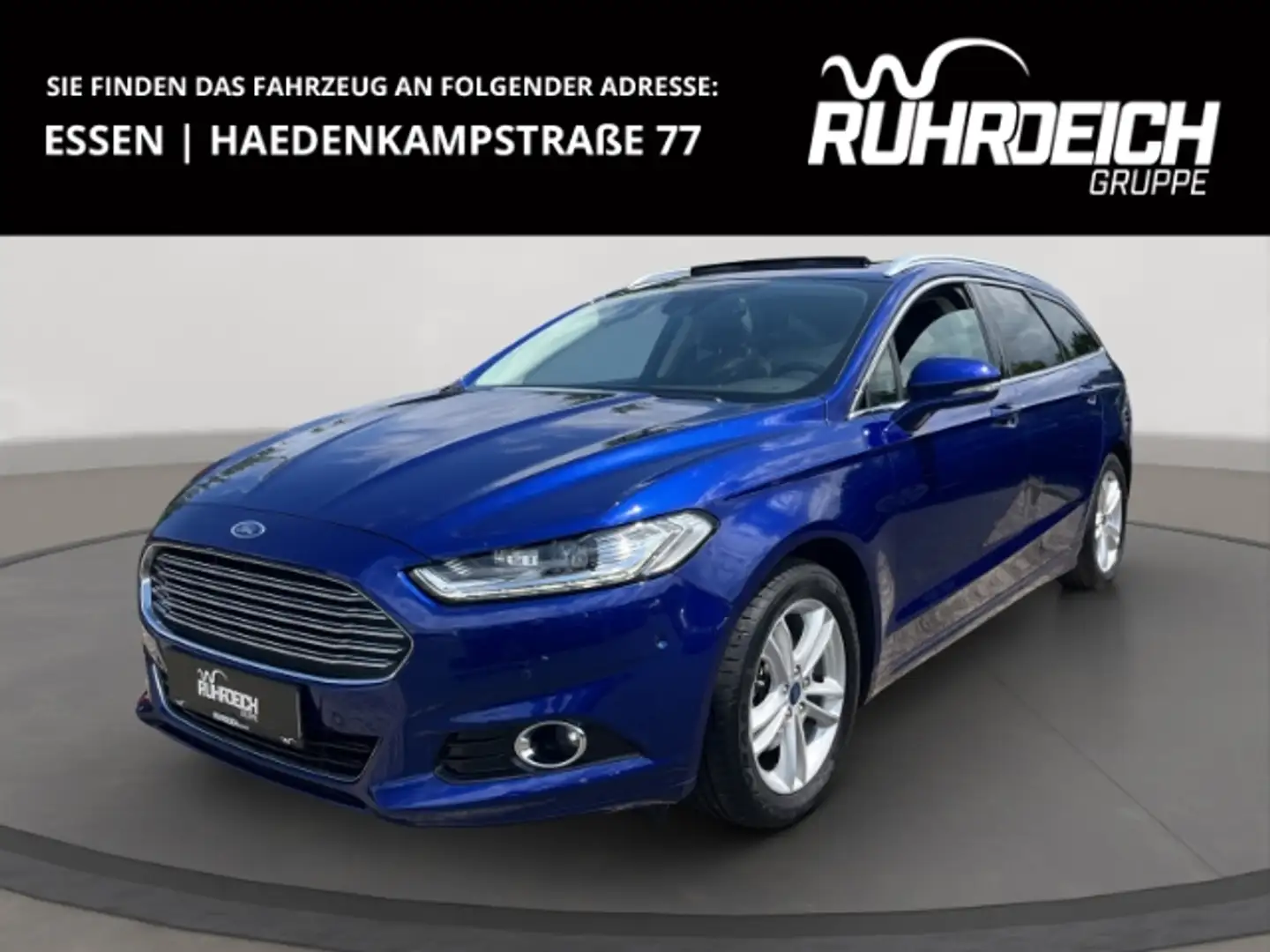 Ford Mondeo Turnier Titanium 2.0 SCHIEBEDACH AHK NAVI PDC SHZ Blauw - 1