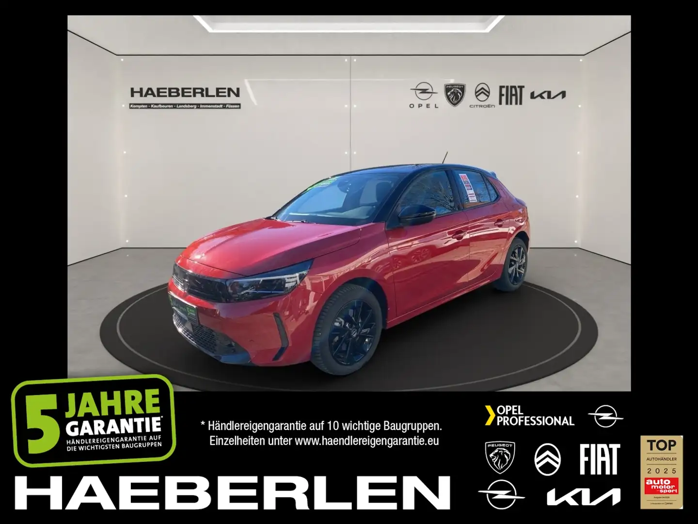 Opel Corsa F 1.2 Turbo GS ACC*Kamera*LED*Sitzh* Rouge - 1