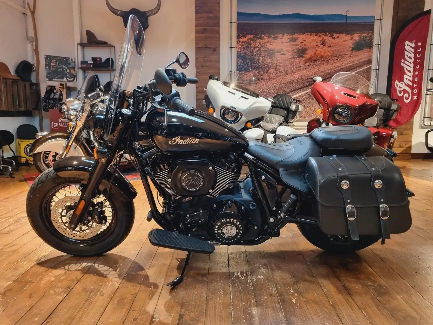 Indian Super Chief Dark Horse 100 Jahre (1.000/2,99 %) Чорний - 1