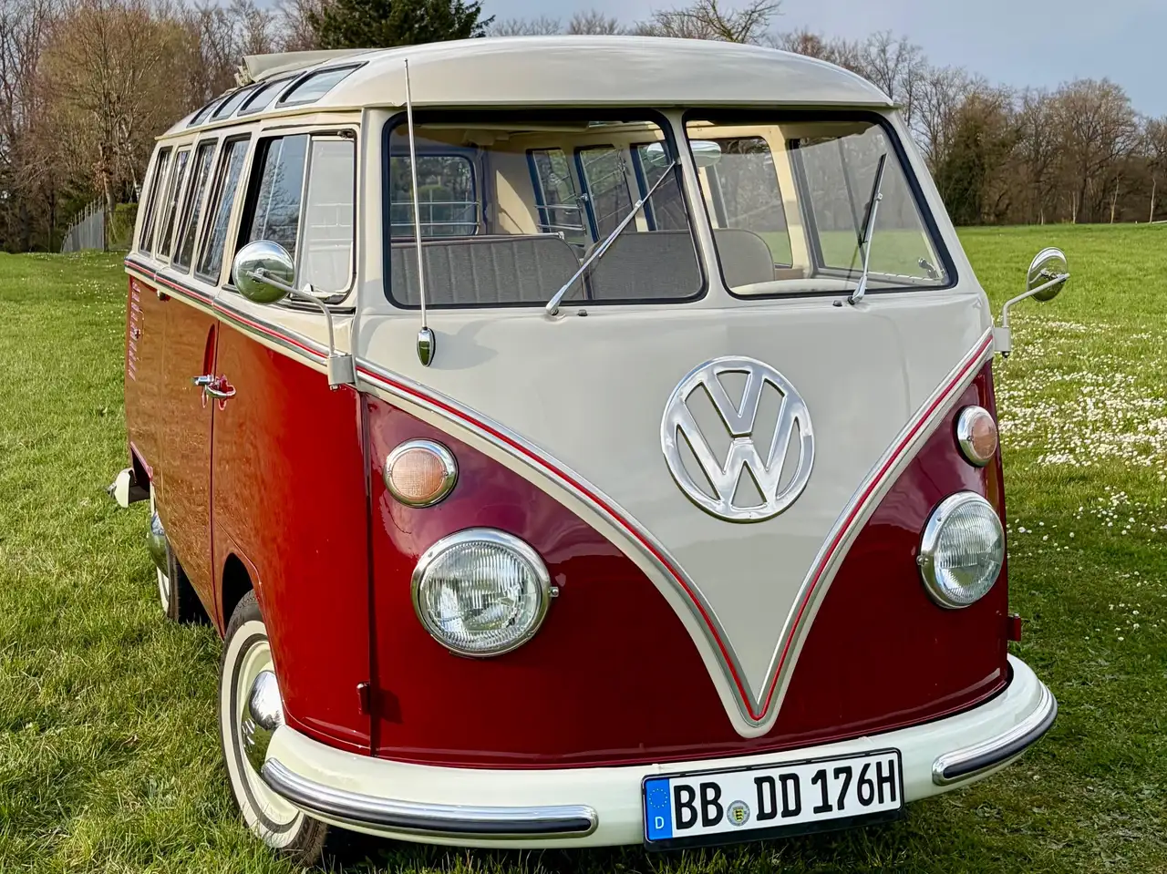 Volkswagen T1 Samba 21 Fenster,Schiebetür,deutsch, foto 5