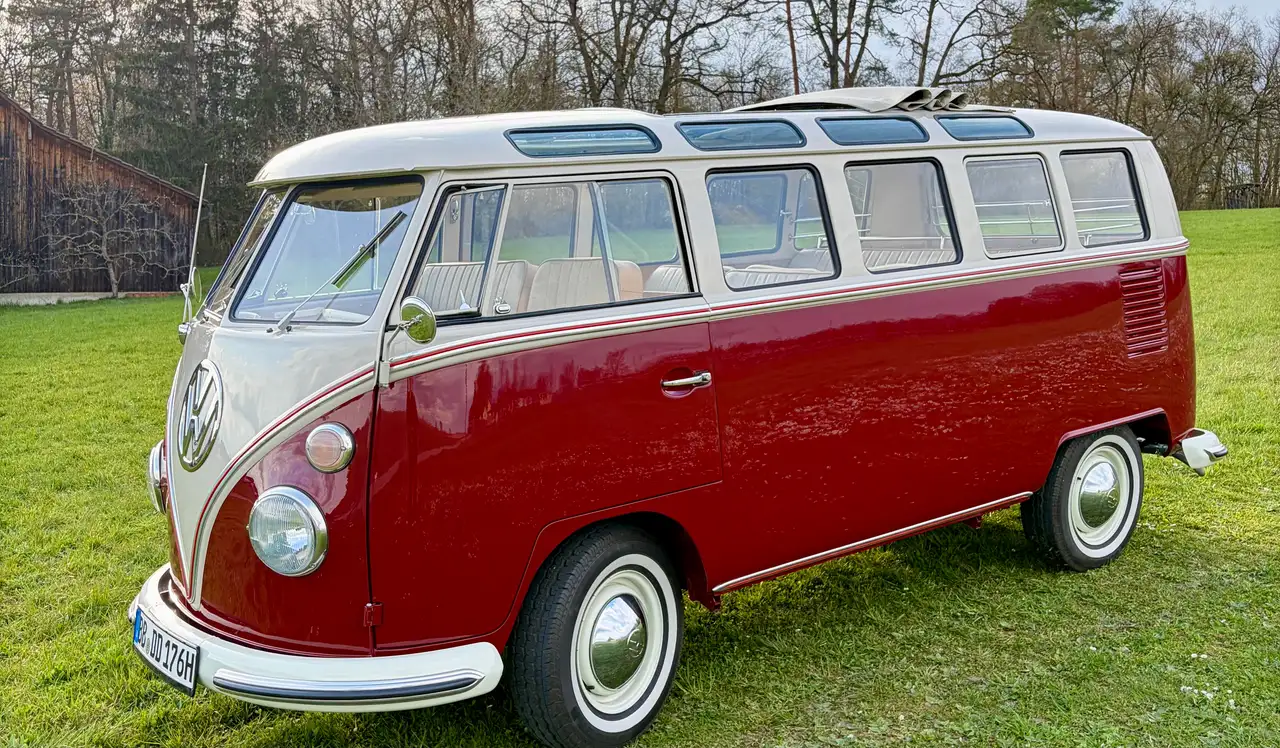 Volkswagen T1 Samba 21 Fenster,Schiebetür,deutsch, foto 7
