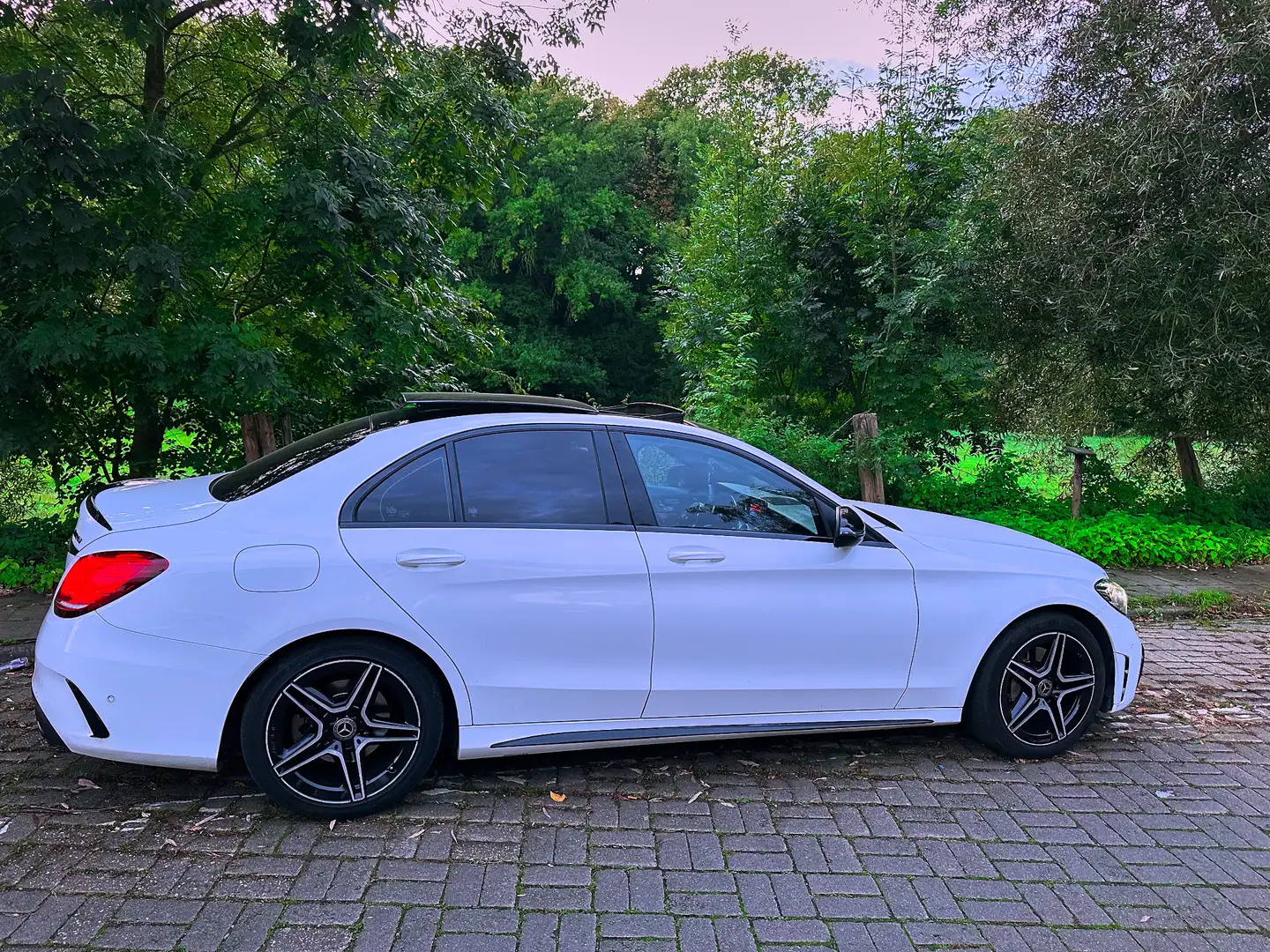 Mercedes-Benz C 200 pack AMG 63 full Blanc - 1