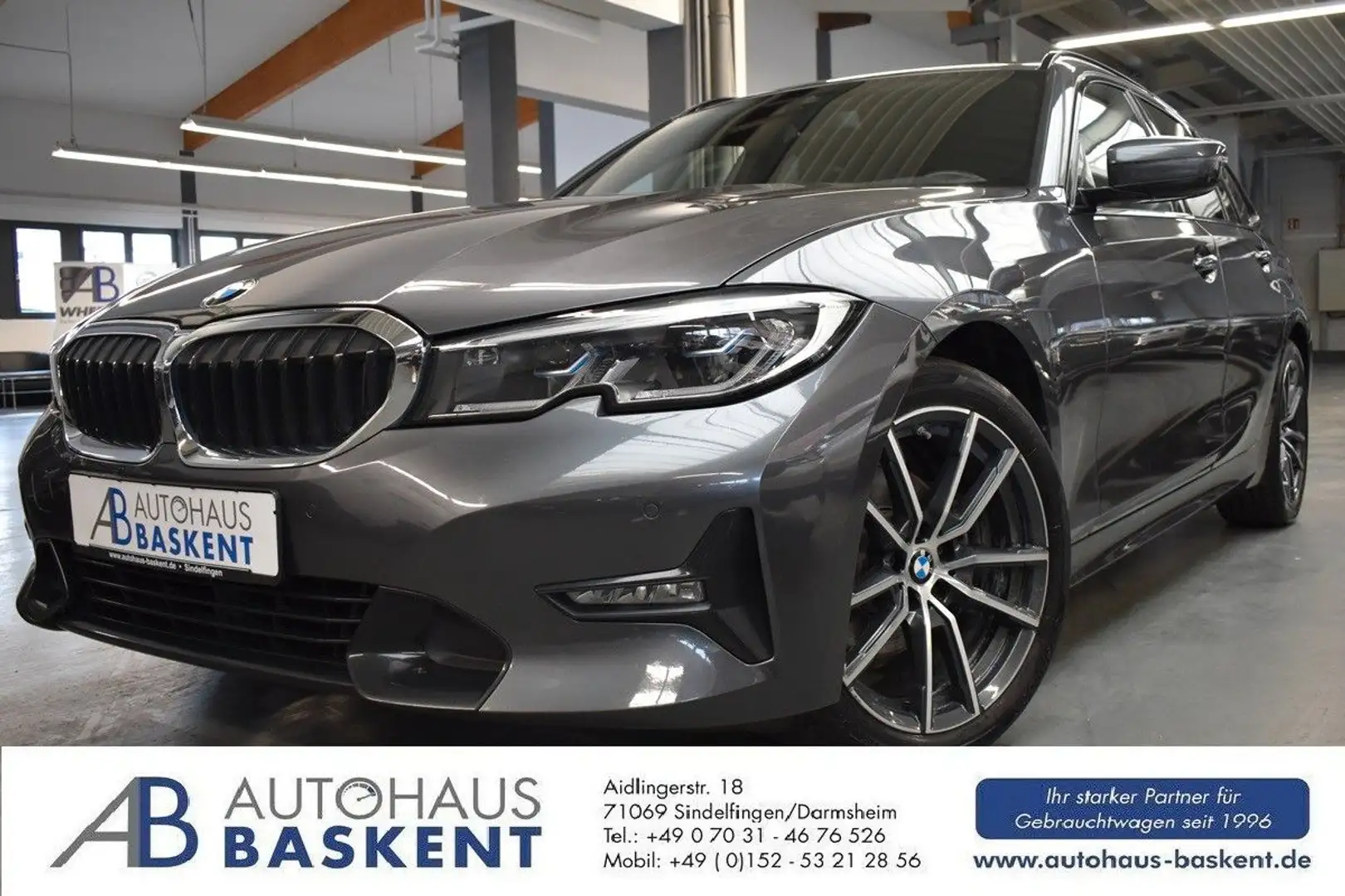 BMW 320 d Touring xDrive SPORT LINE*LASER*AHK*HEADup Gris - 1