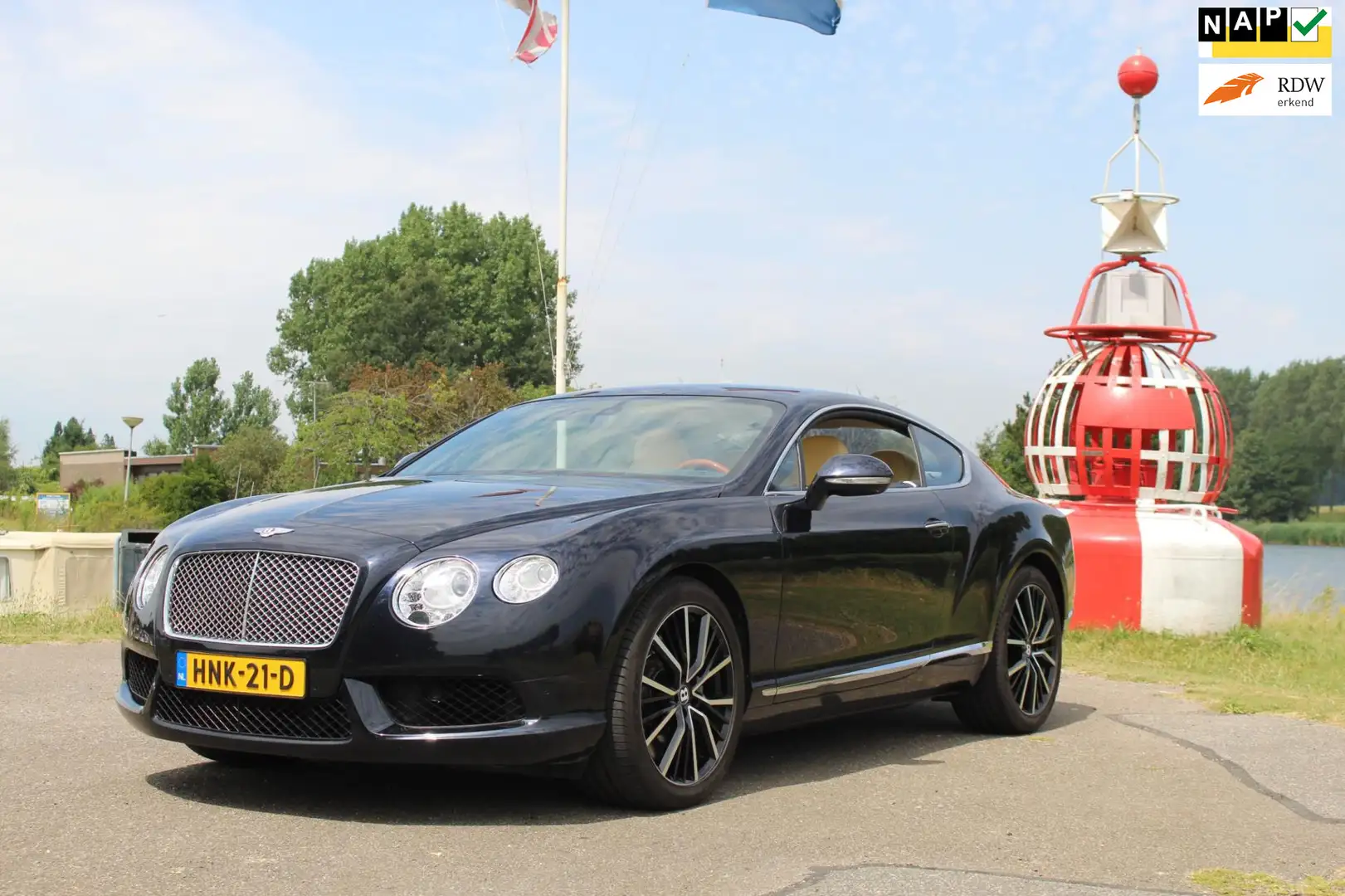 Bentley Continental GT 4.0 V8 *ORIGINEEL 1e EIGENAAR !! Zwart - 1